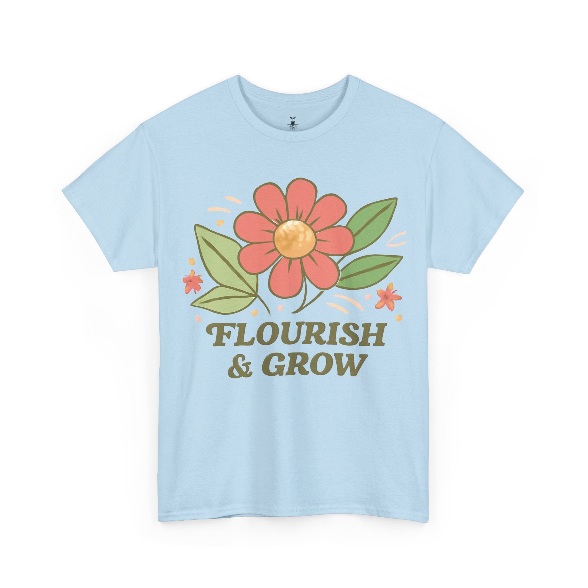 Artistic Boho Aesthetic Flourish and Grow T-Shirt