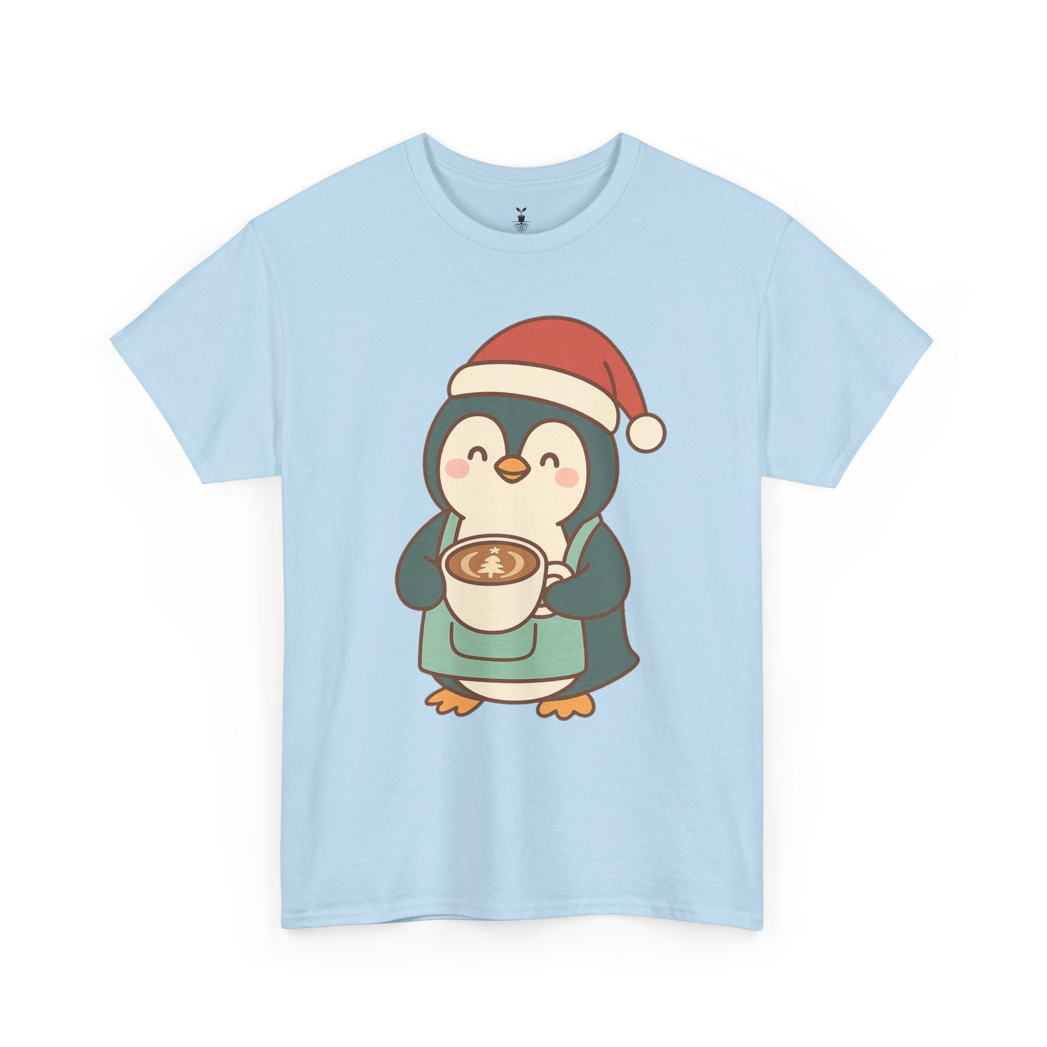 Penguin with Christmas Cup T-Shirt