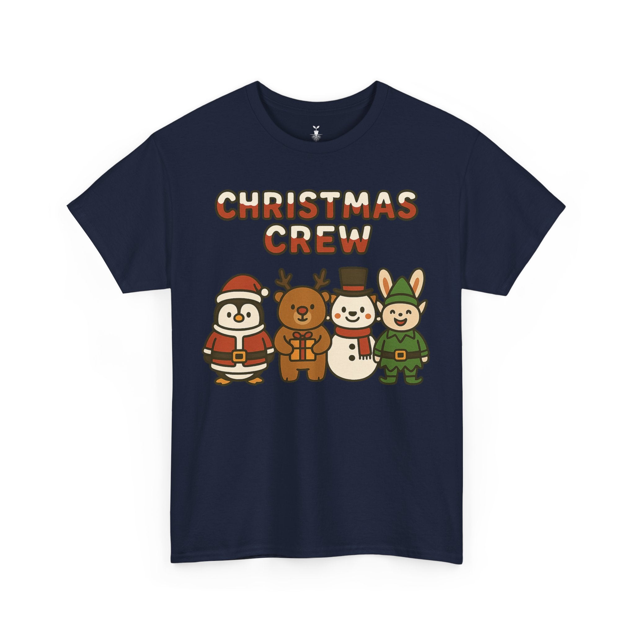 Christmas Crew Penguin Reindeer Snowman Bunny T-Shirt
