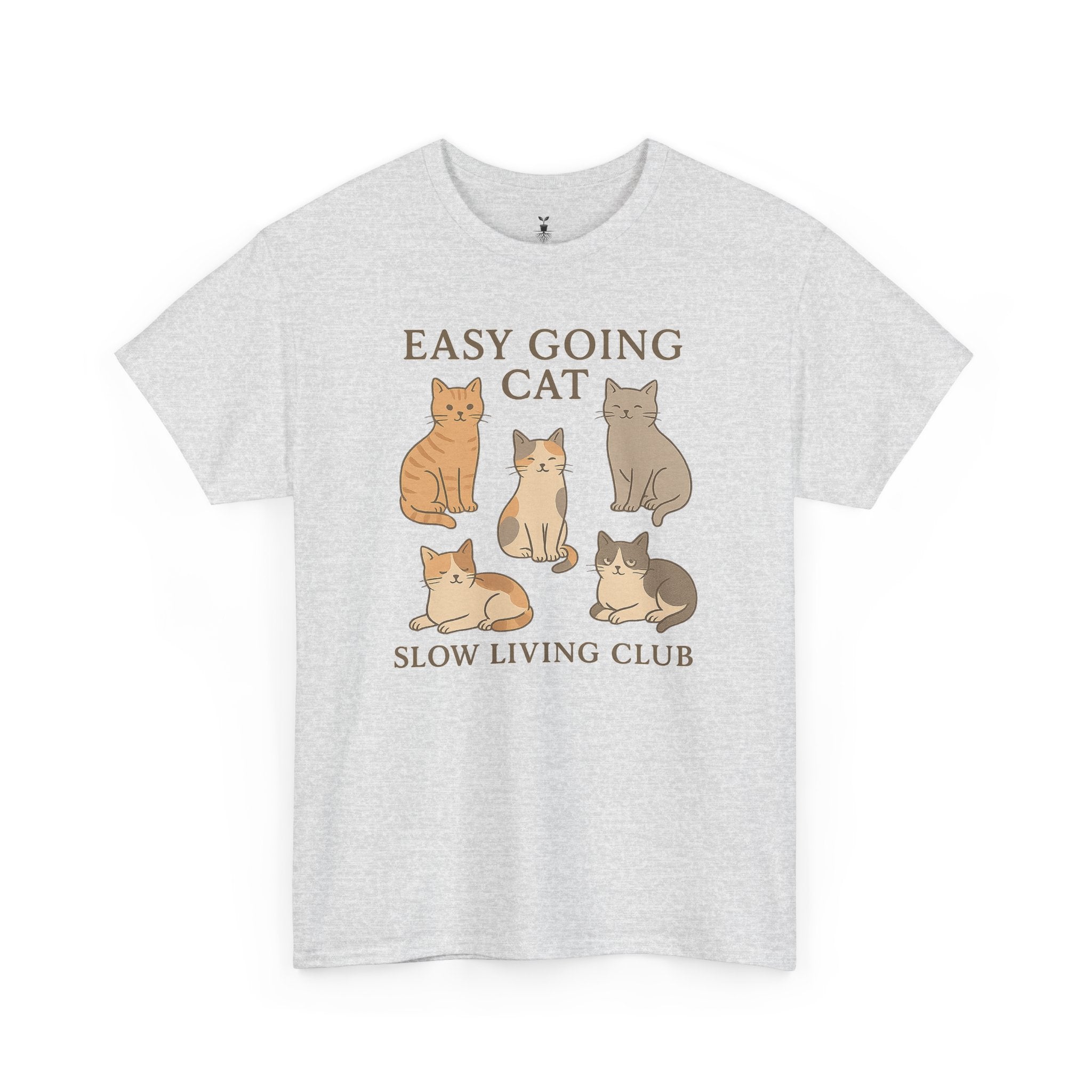 Easy Going Cat: Slow Living Club T-Shirt