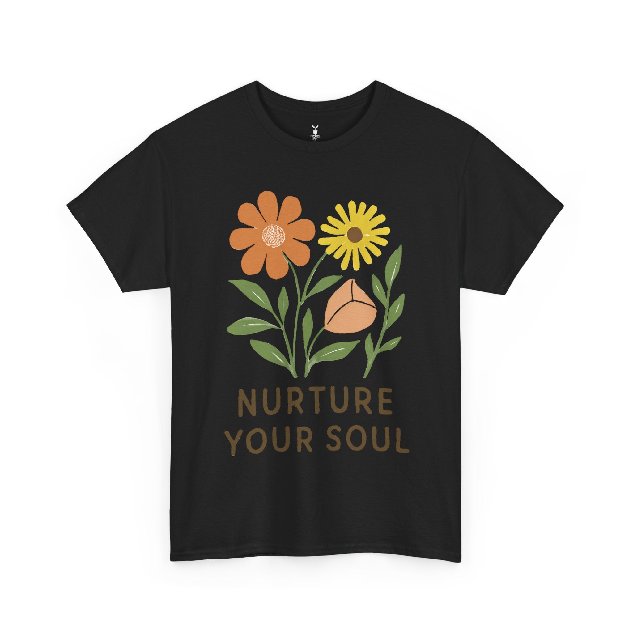 Boho Floral Nurture Your Soul T-Shirt