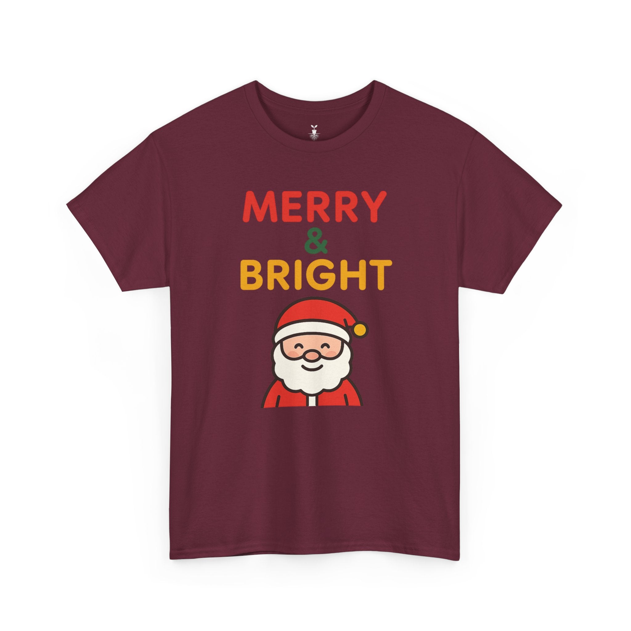 Santa Claus Merry and Bright Christmas T-Shirt