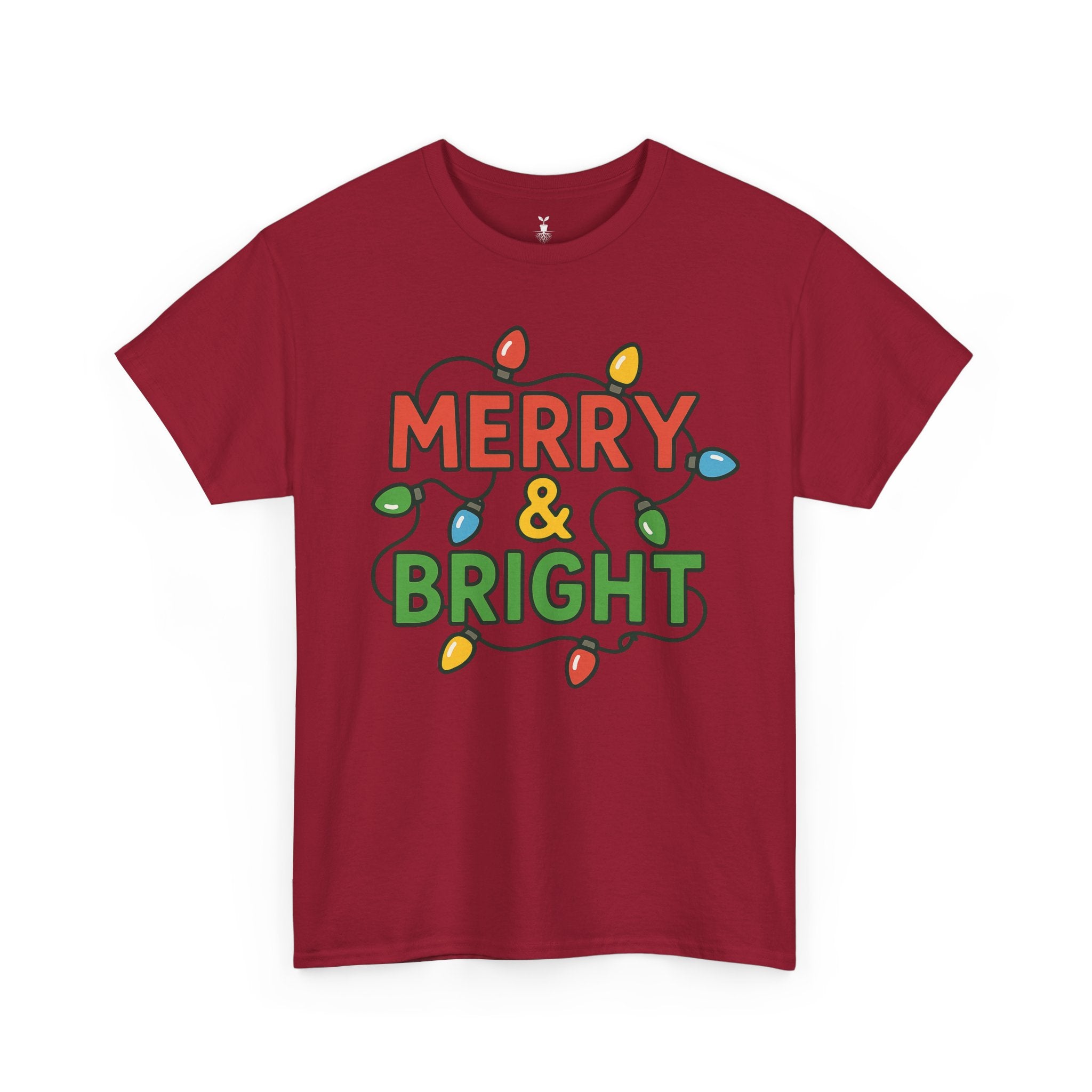 Festive Merry & Bright Christmas T-Shirt
