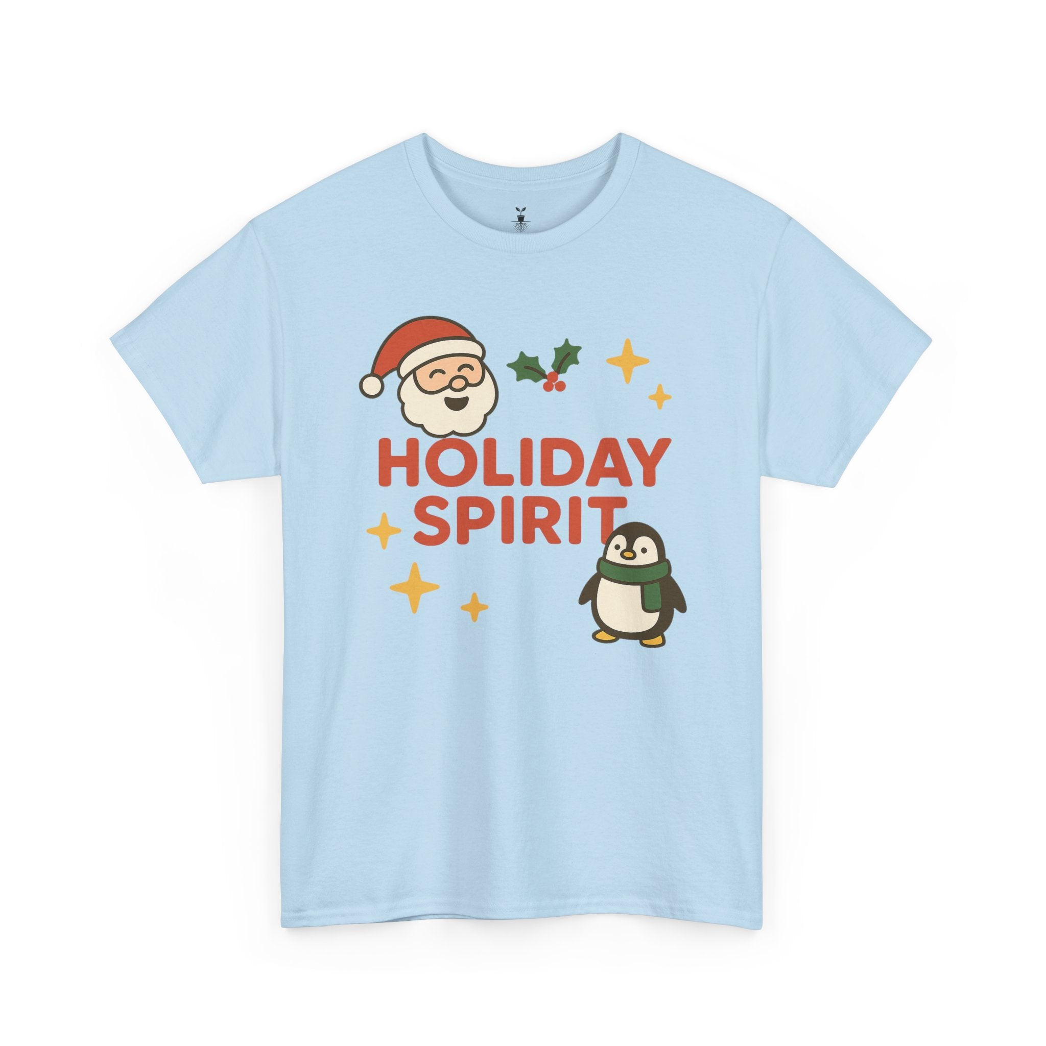 Santa Claus & Penguin Holiday Spirit T-Shirt