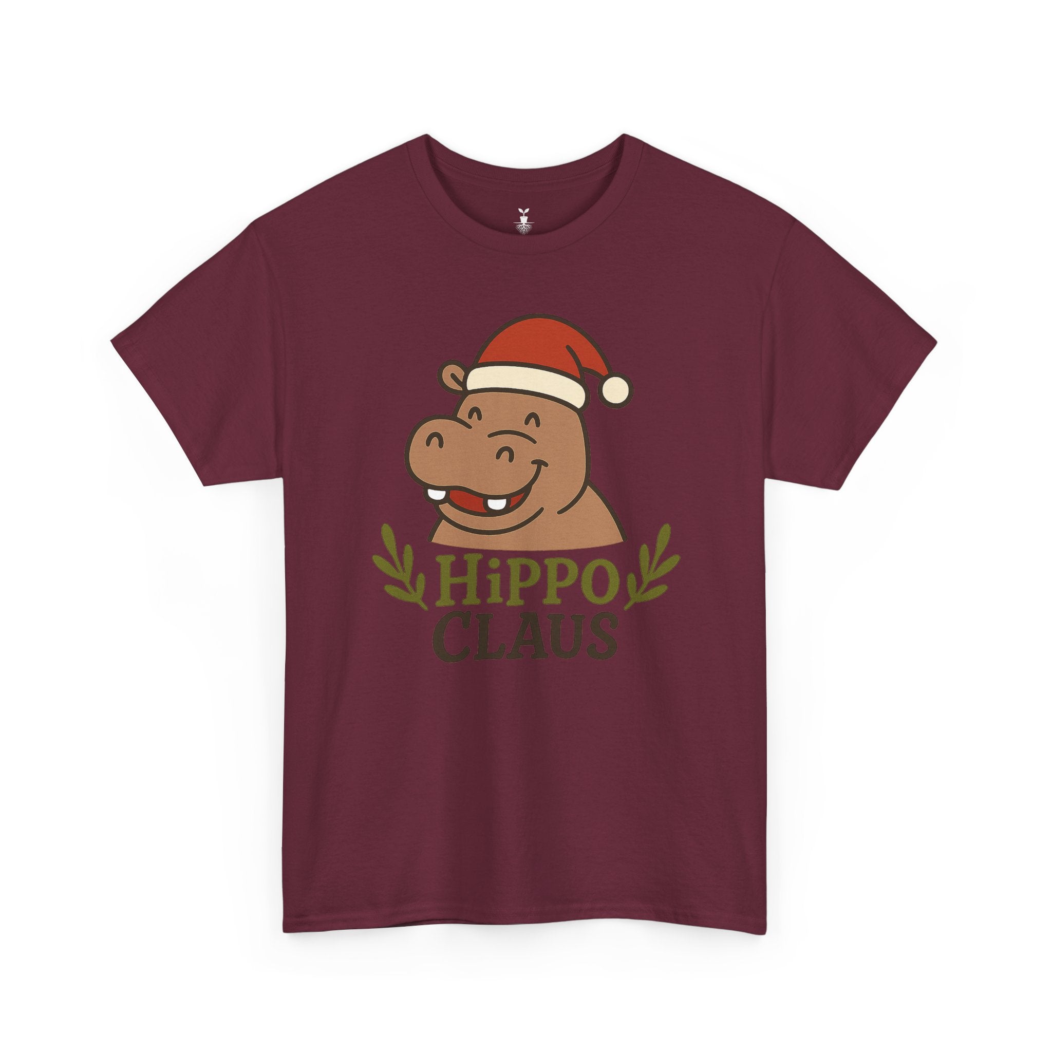Funny Hippo Claus Christmas T-Shirt