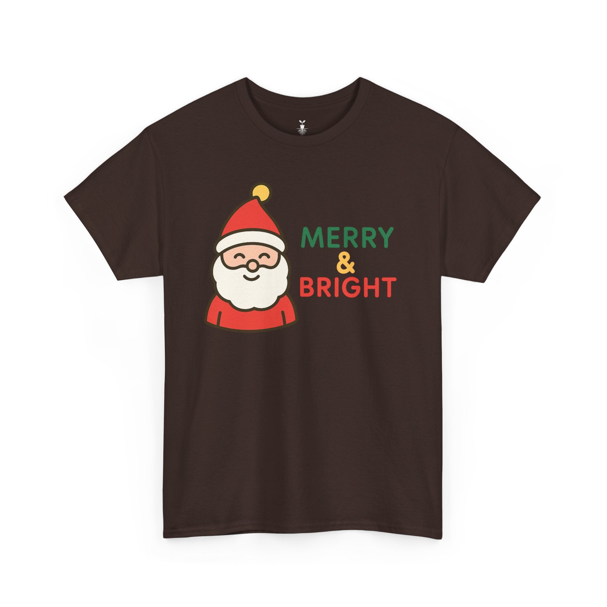 Santa Claus Merry and Bright Christmas T-Shirt