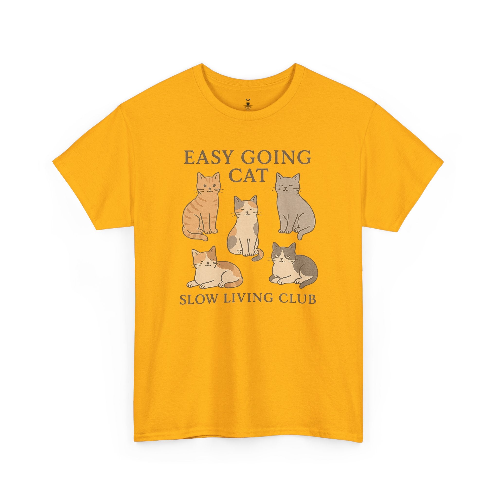 Easy Going Cat: Slow Living Club T-Shirt