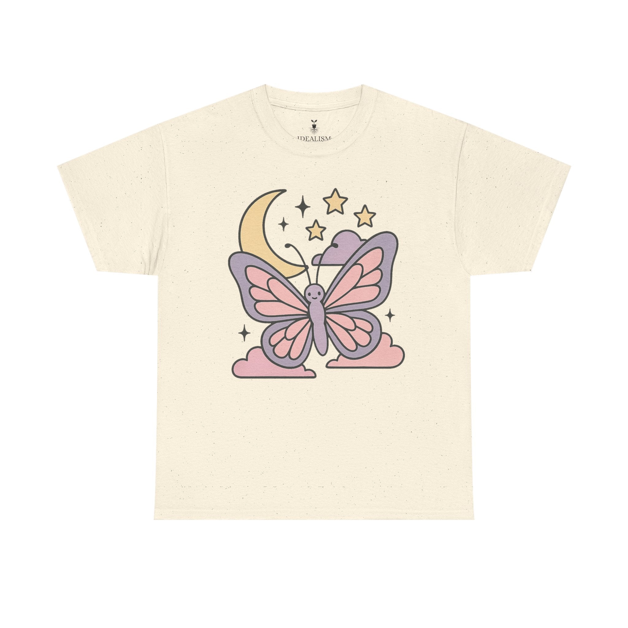 Aesthetic Boho Butterfly Moon T-Shirt