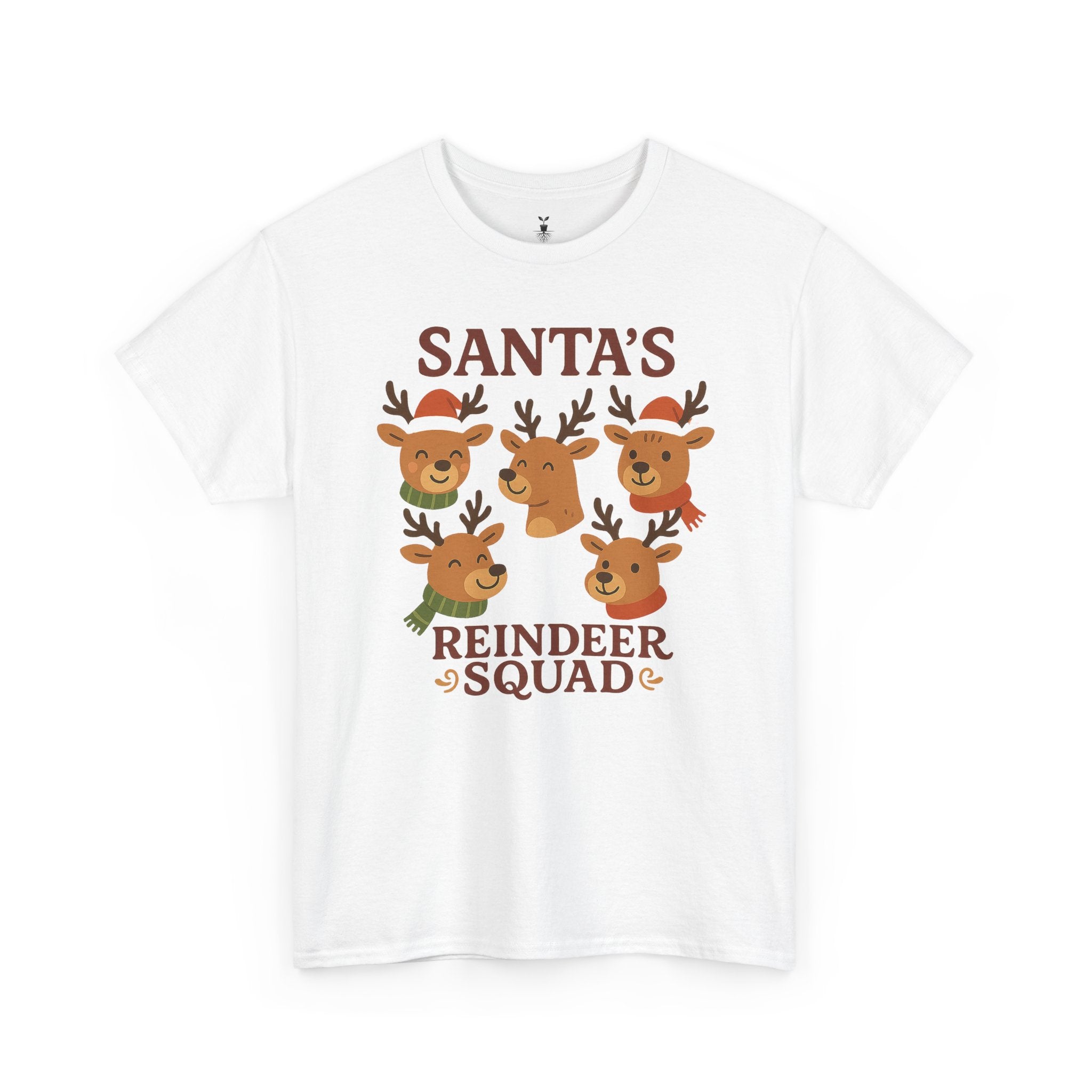 Cute Santa’s Reindeer Squad Christmas T-Shirt