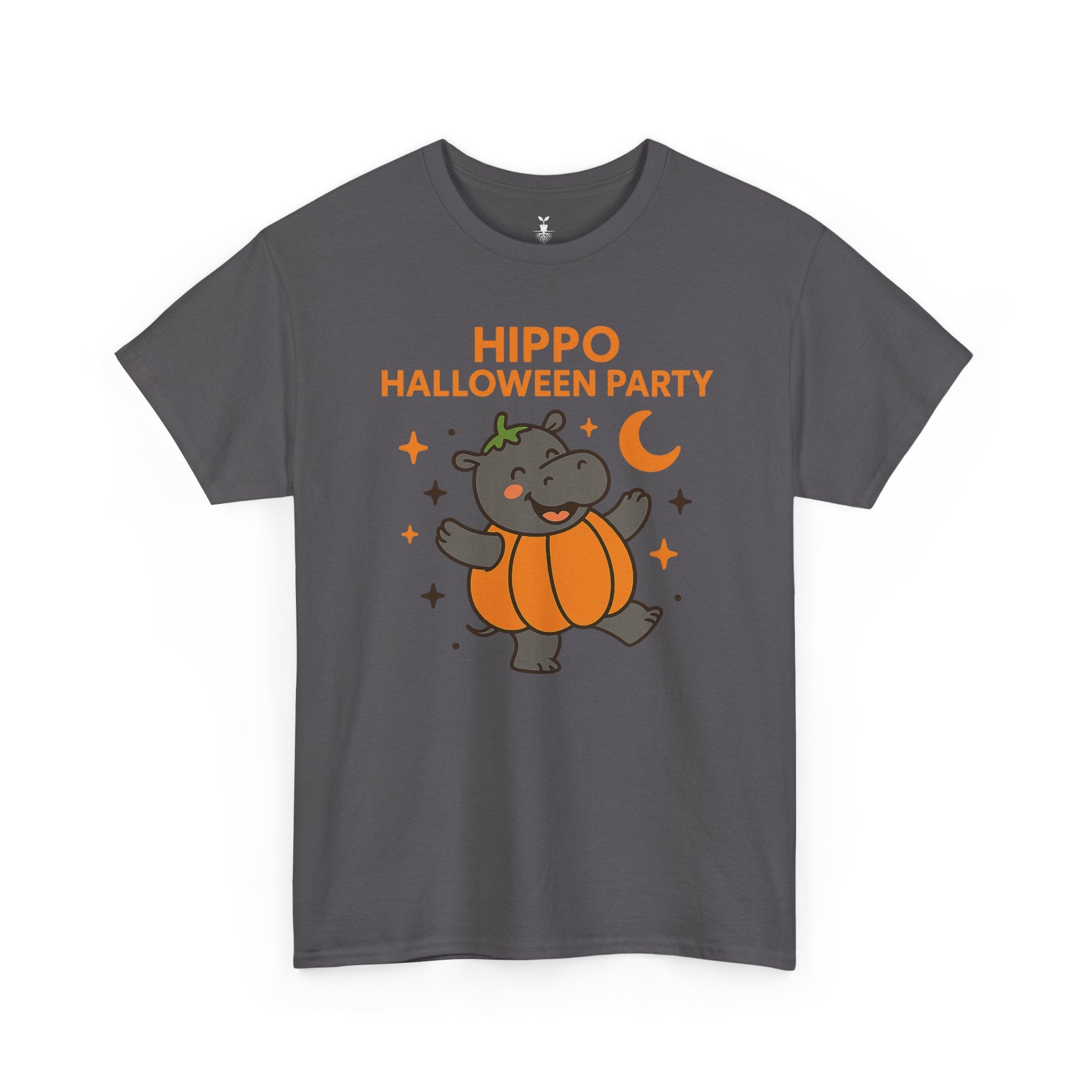 Hippo Pumpkin Halloween Party T-Shirt