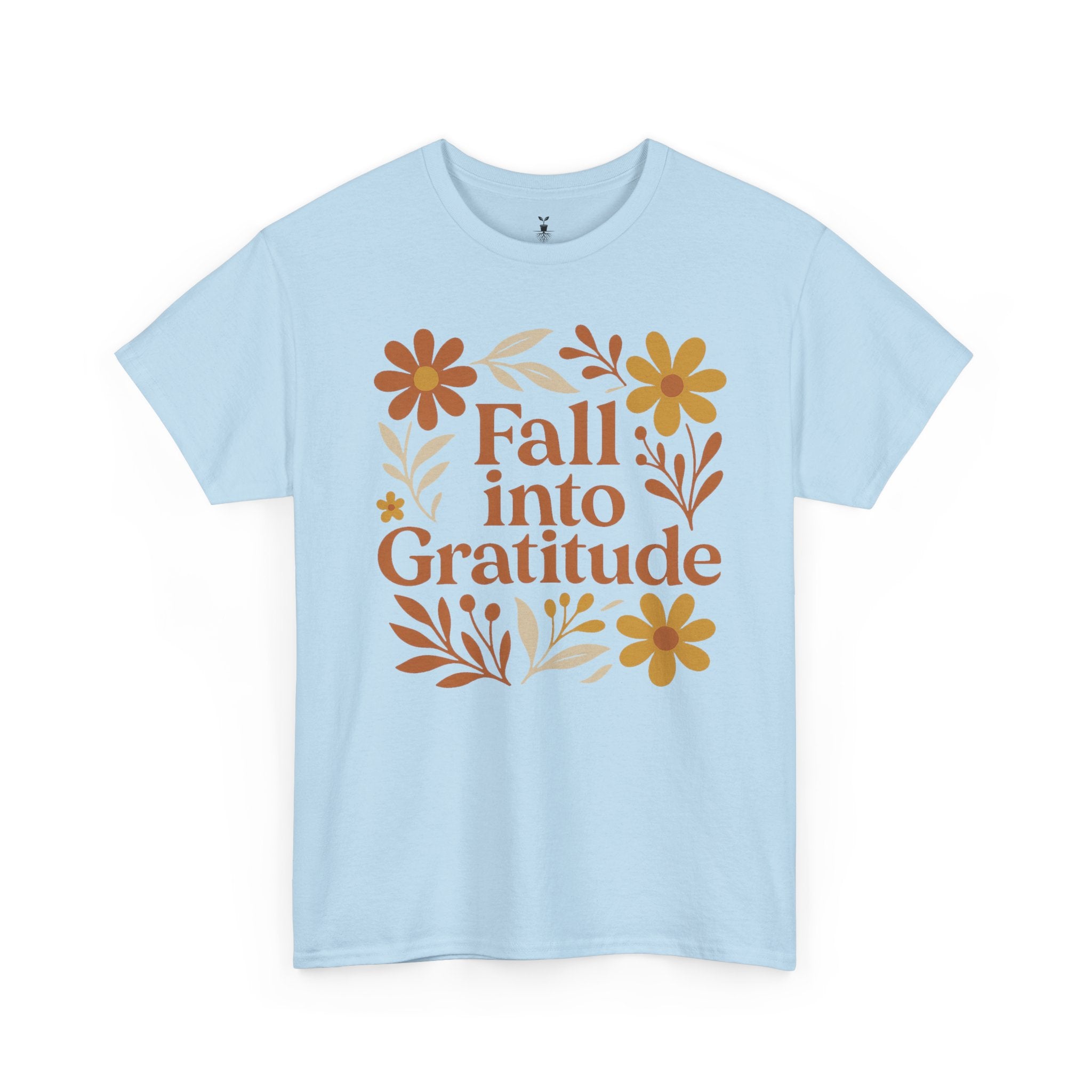 Floral Boho Fall Into Gratitude T-Shirt