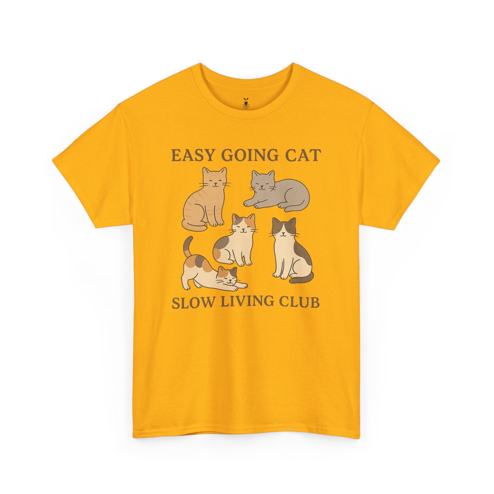 Easy Going Cat: Cute Aesthetic Cat T-Shirt