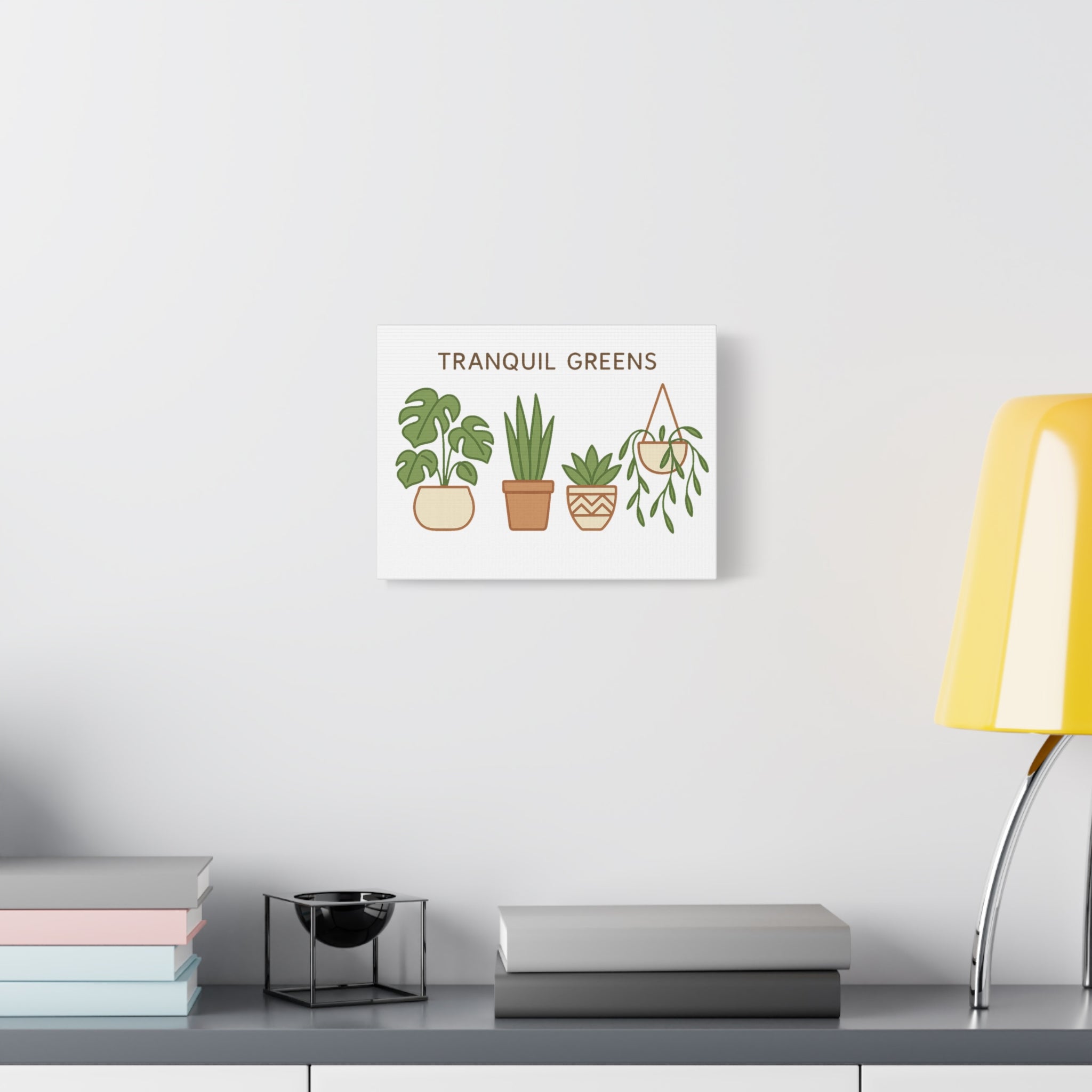 Boho Plant Aesthetic Canvas Wall Art