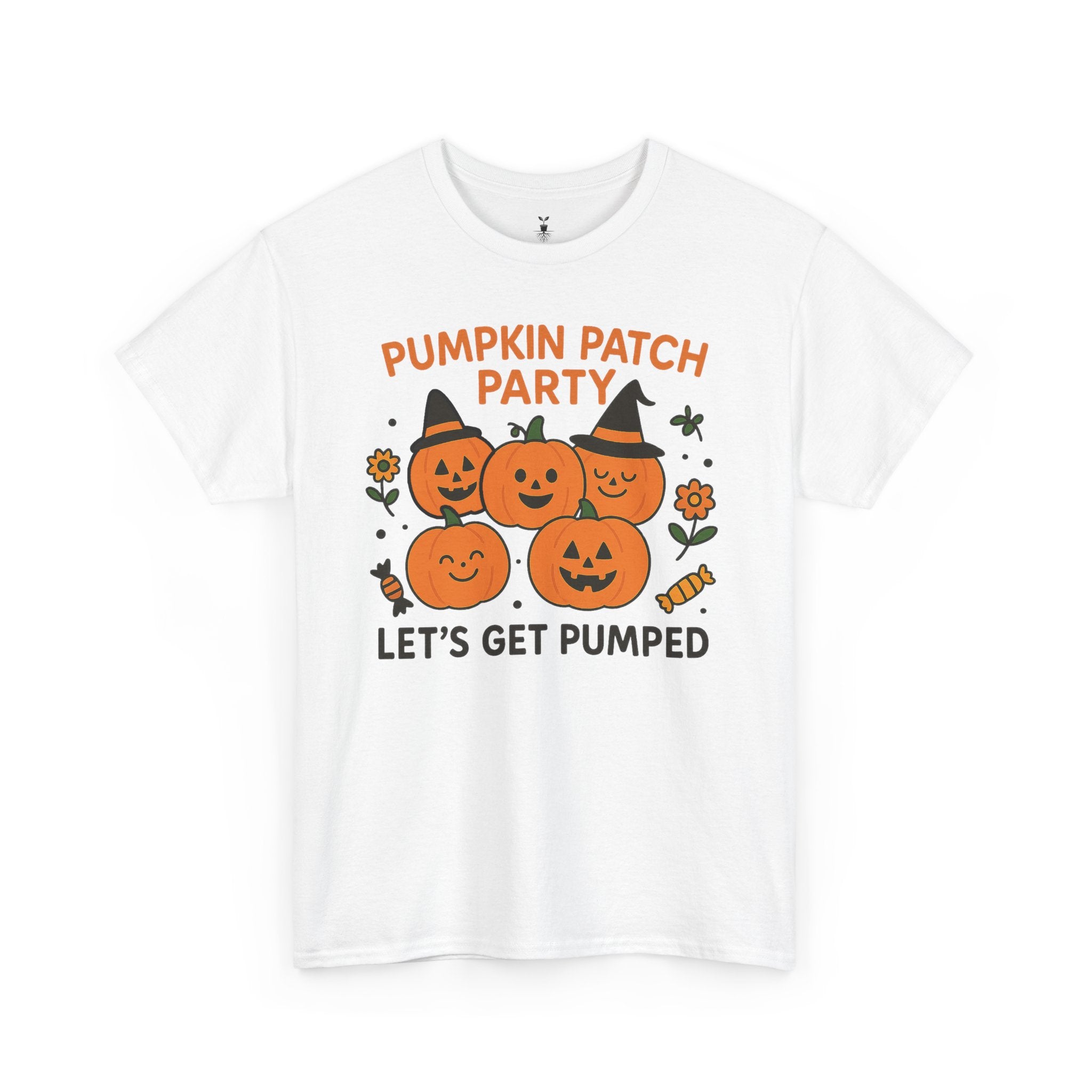 Cute Smiling Pumpkin Patch Party T-Shirt