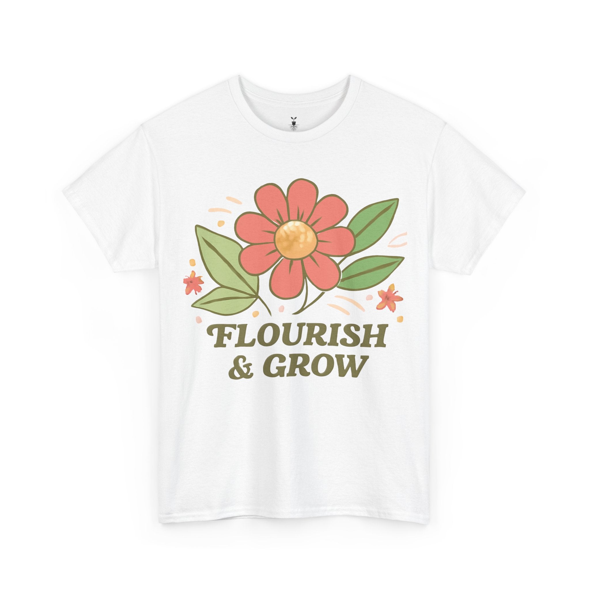 Artistic Boho Aesthetic Flourish and Grow T-Shirt