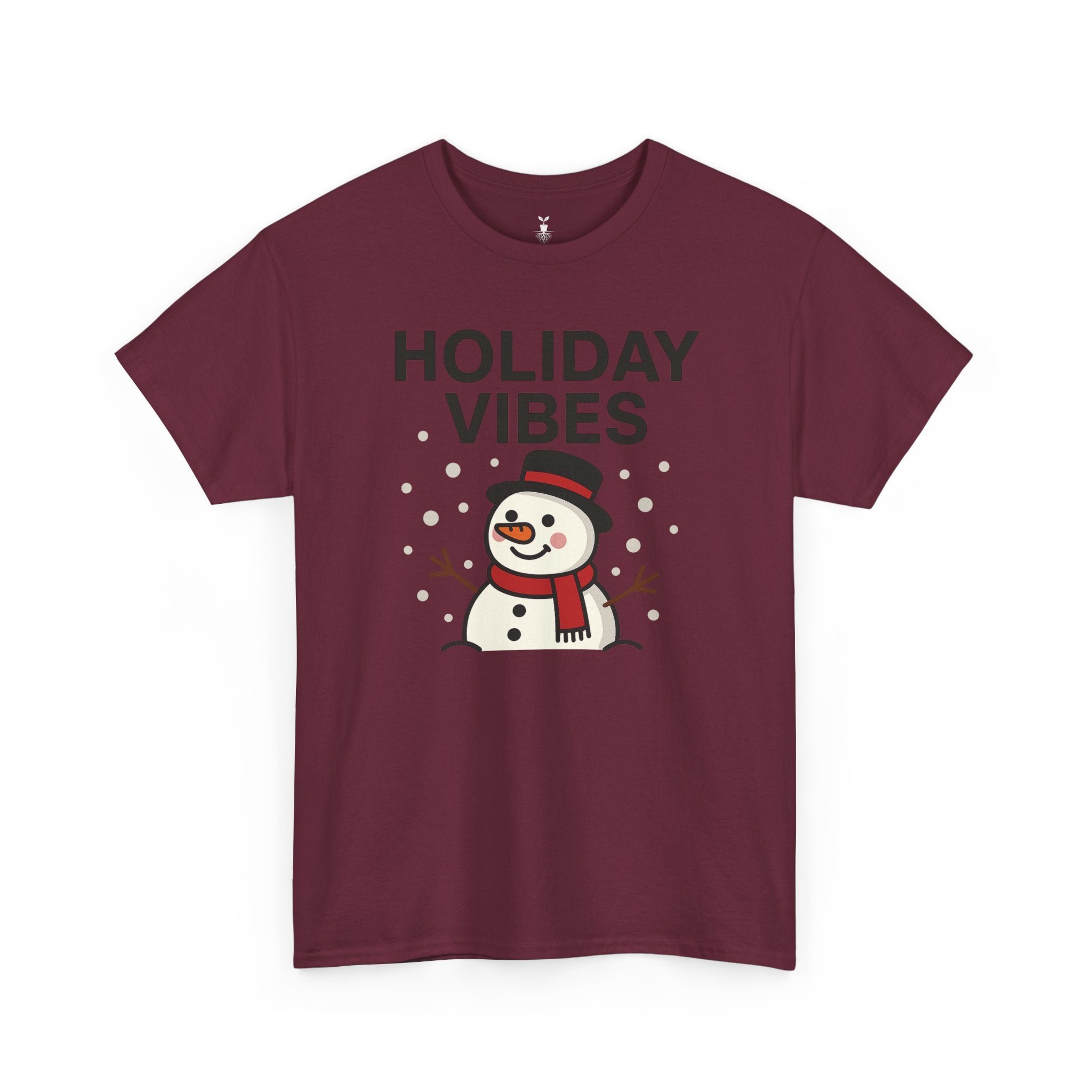 Christmas Snowman Holiday Vibes T-Shirt