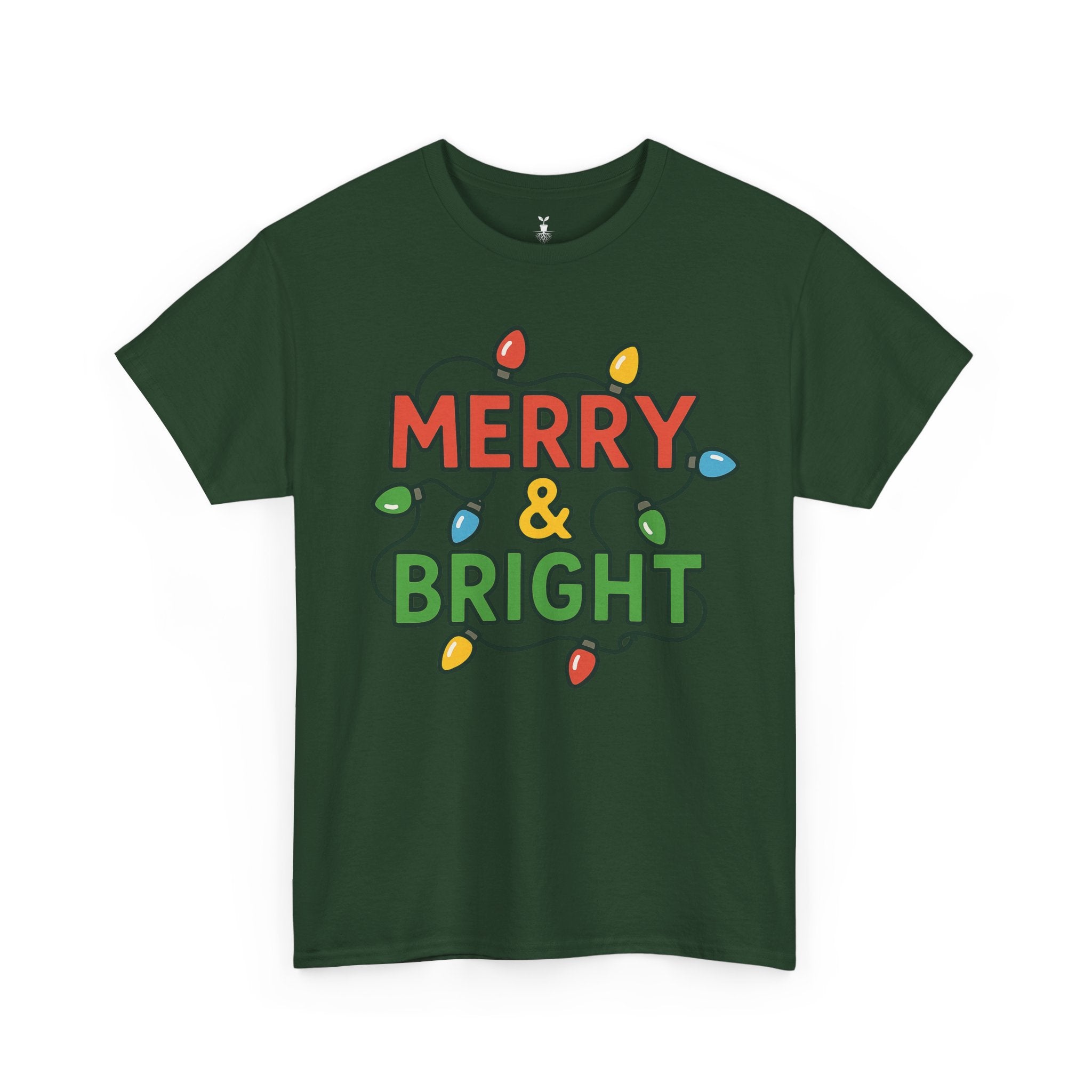 Festive Merry & Bright Christmas T-Shirt