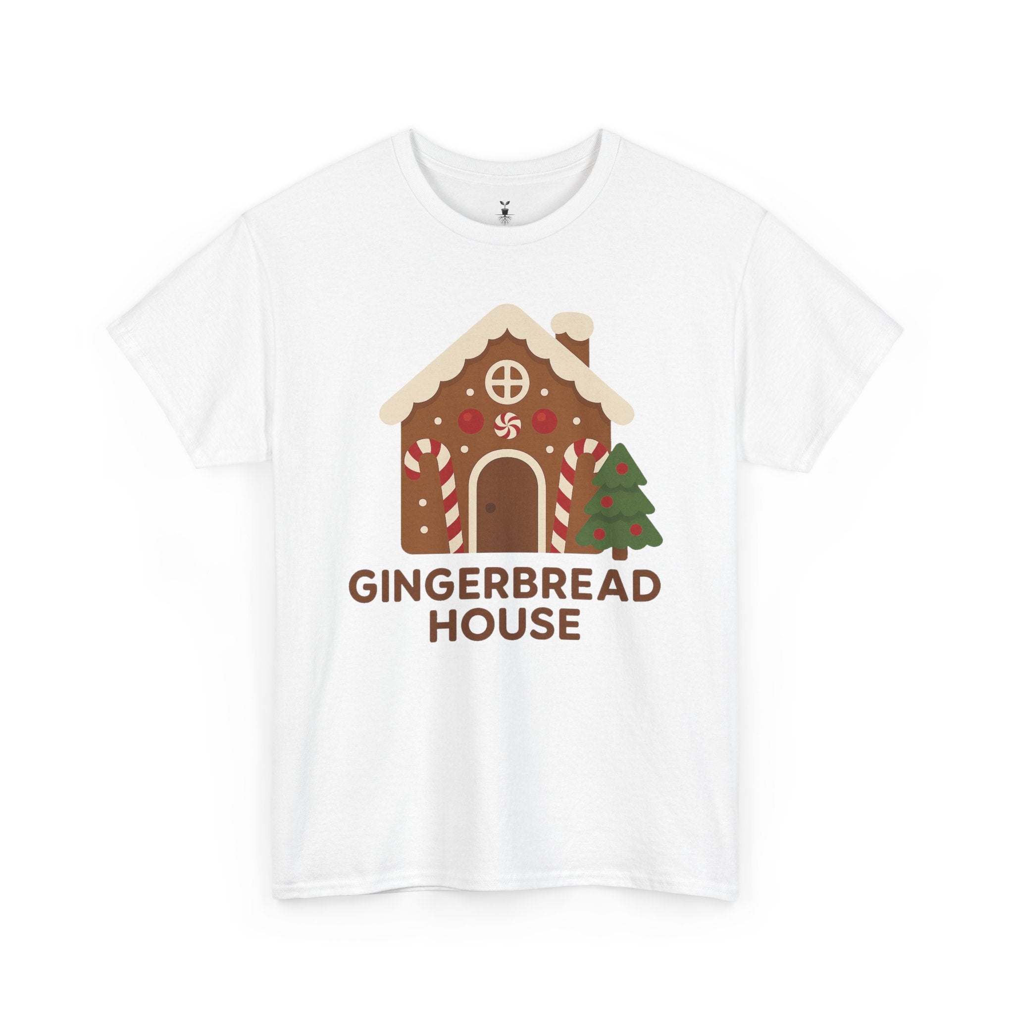 Cute Gingerbread House with Tree T-Shirt