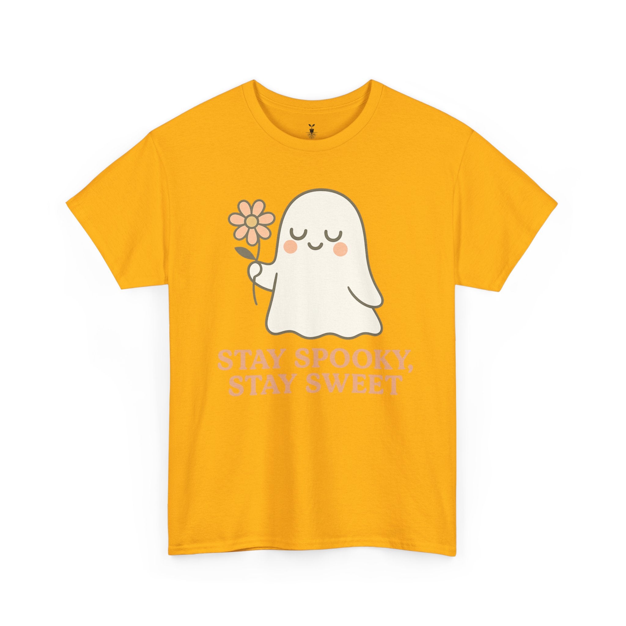 Cute Ghost with Flower Stay Spooky, Stay Sweet T-Shirt