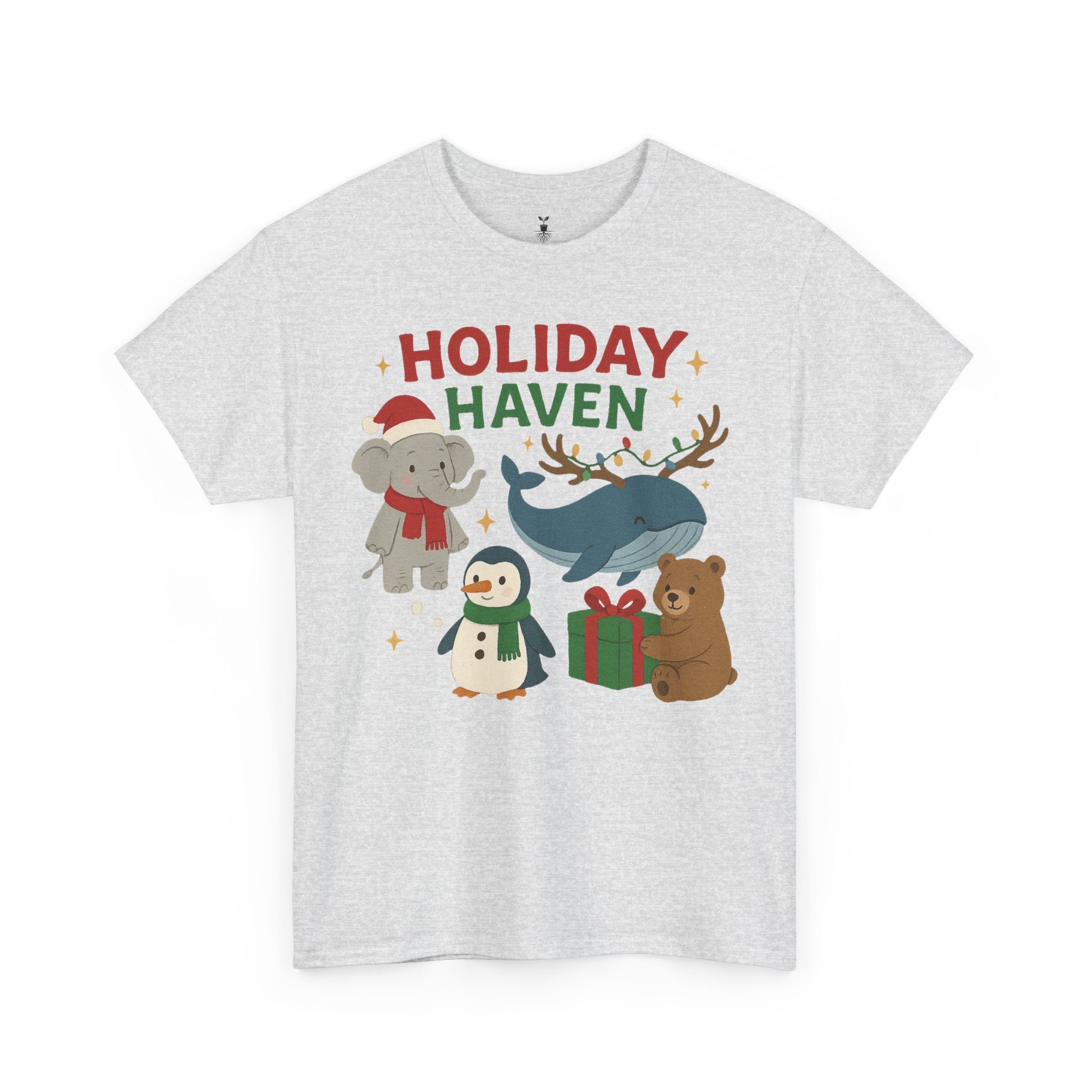 Holiday Haven Penguin Bear Whale Elephant T-Shirt