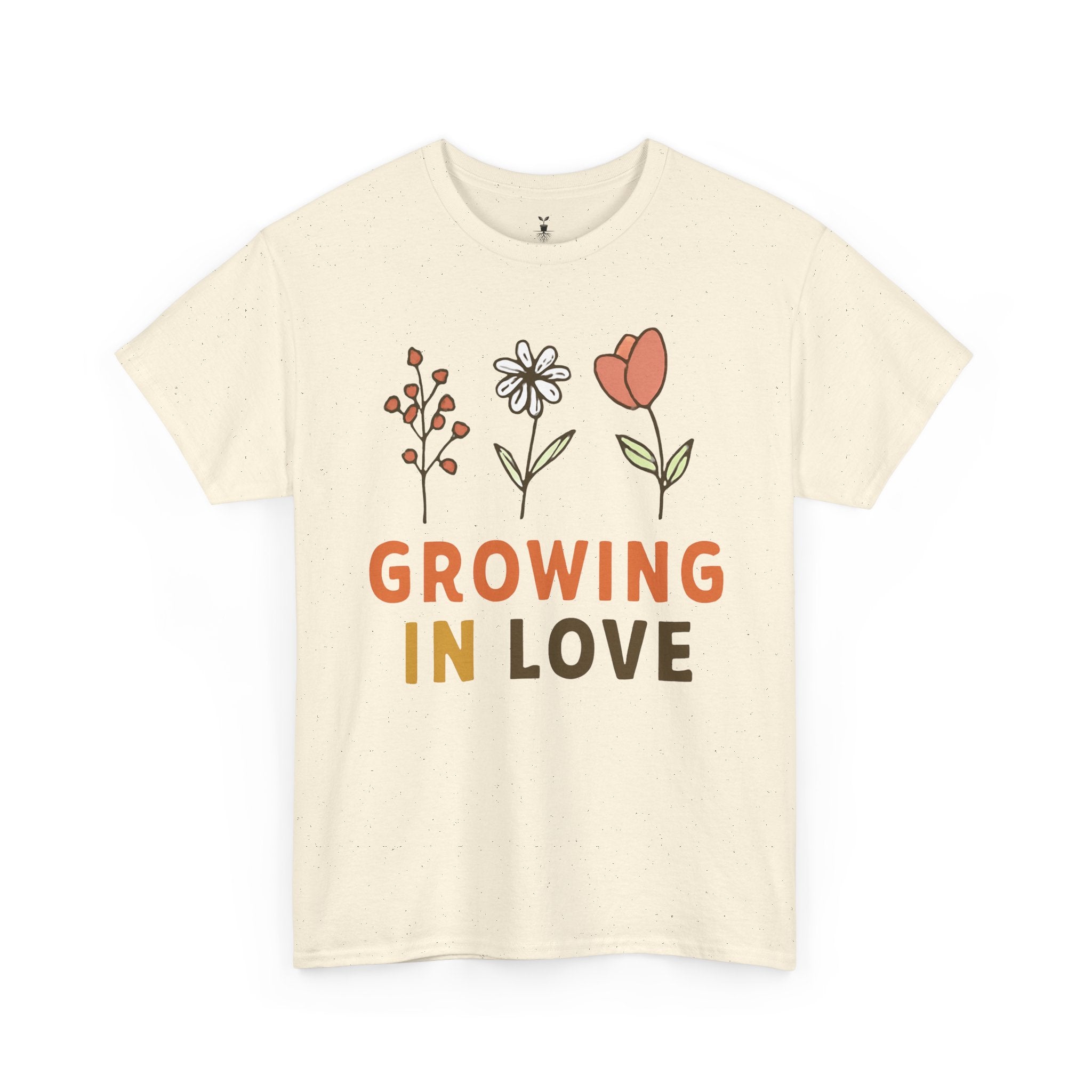 Aesthetic Flower Growing in Love T-Shirt