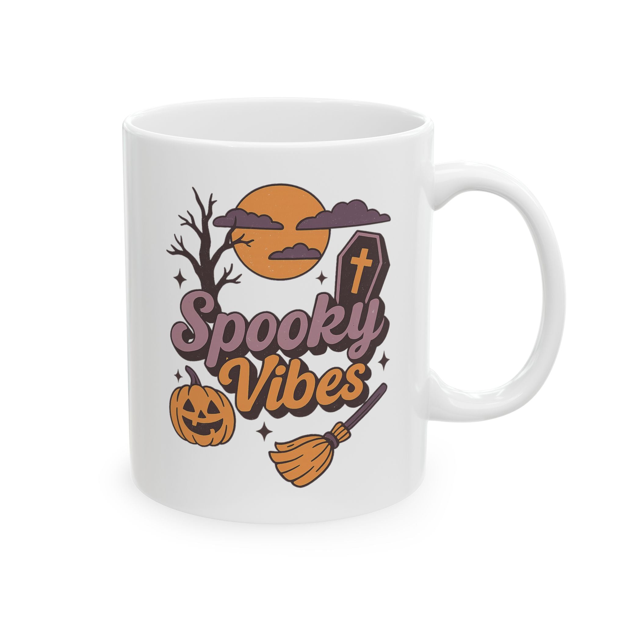 Spooky Vibes Halloween Ceramic Mug