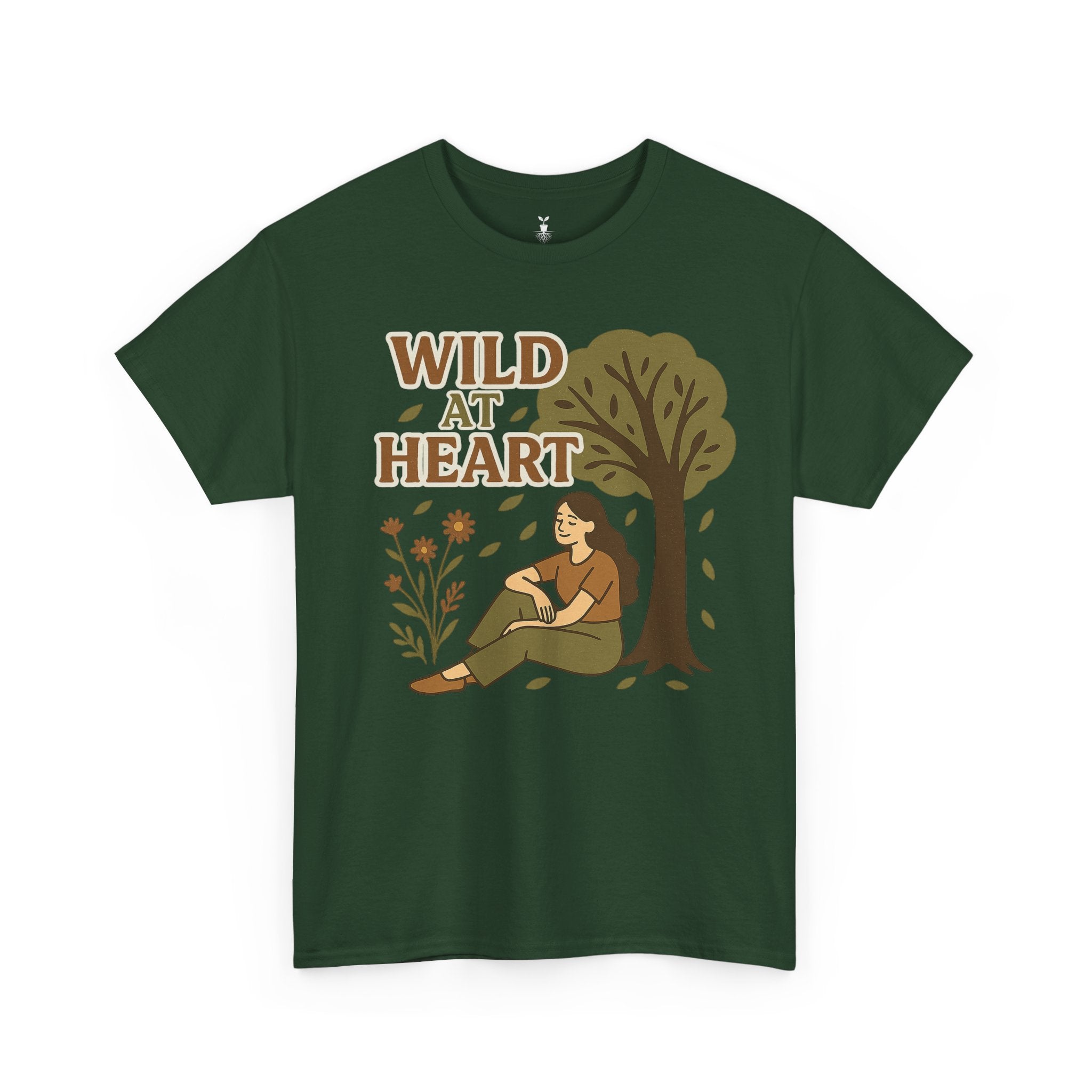 woman under the tree & Wild at Heart T-Shirt