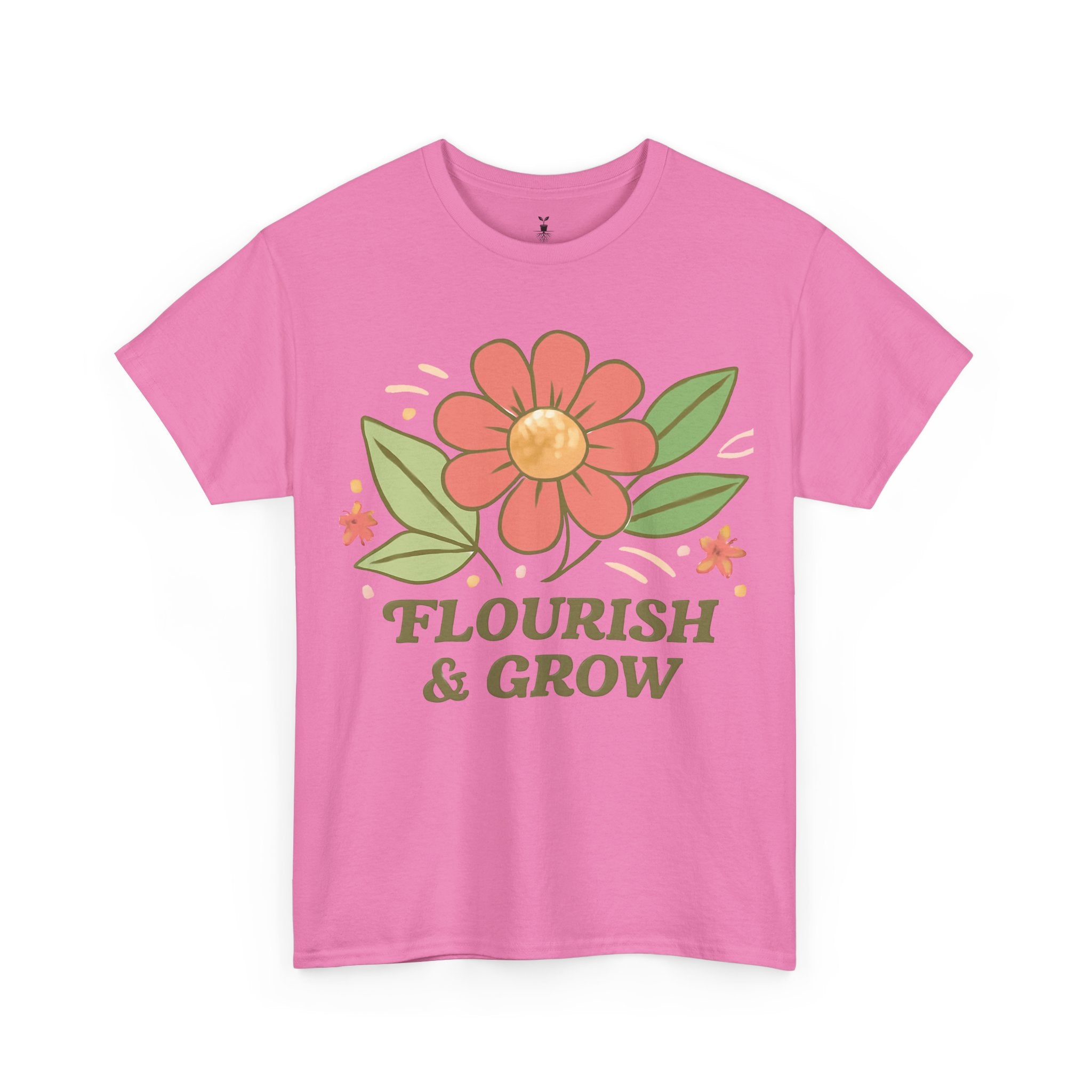 Artistic Boho Aesthetic Flourish and Grow T-Shirt