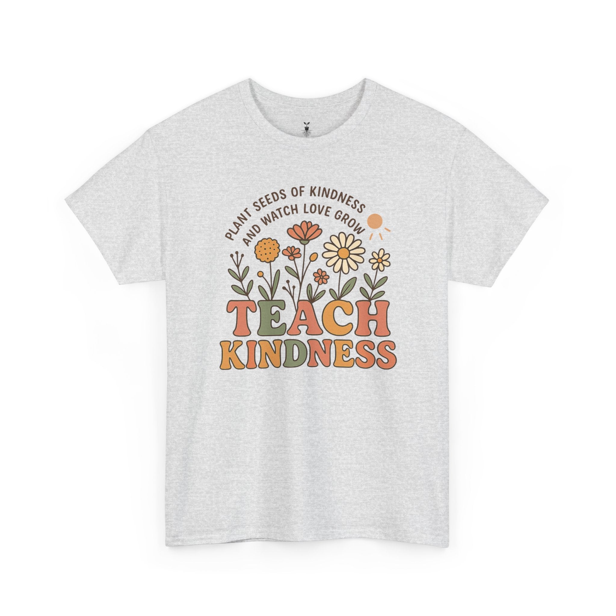 Aesthetic Boho Floral Teach Kindness T-Shirt