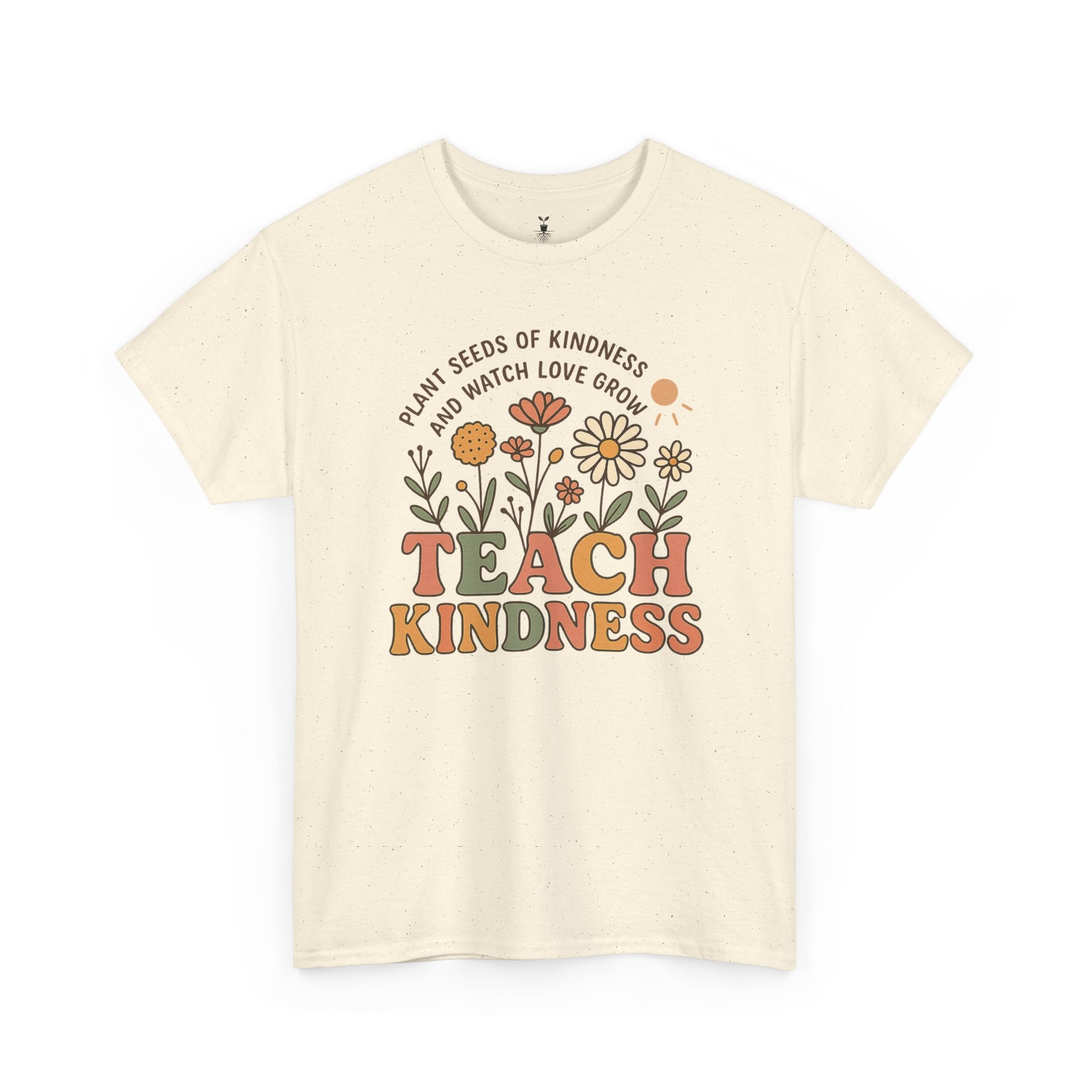 Aesthetic Boho Floral Teach Kindness T-Shirt