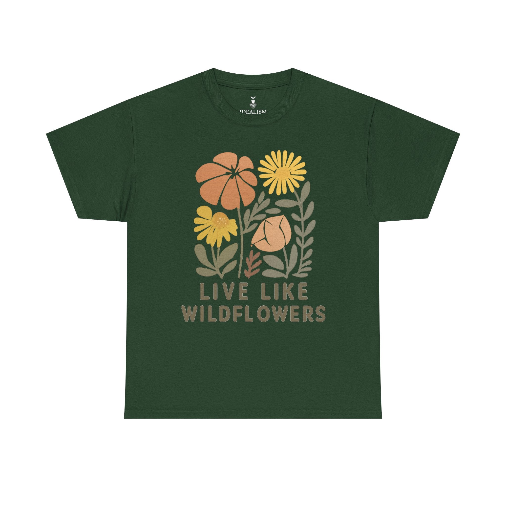 Aesthetic Live Like Wildflowers T-Shirt