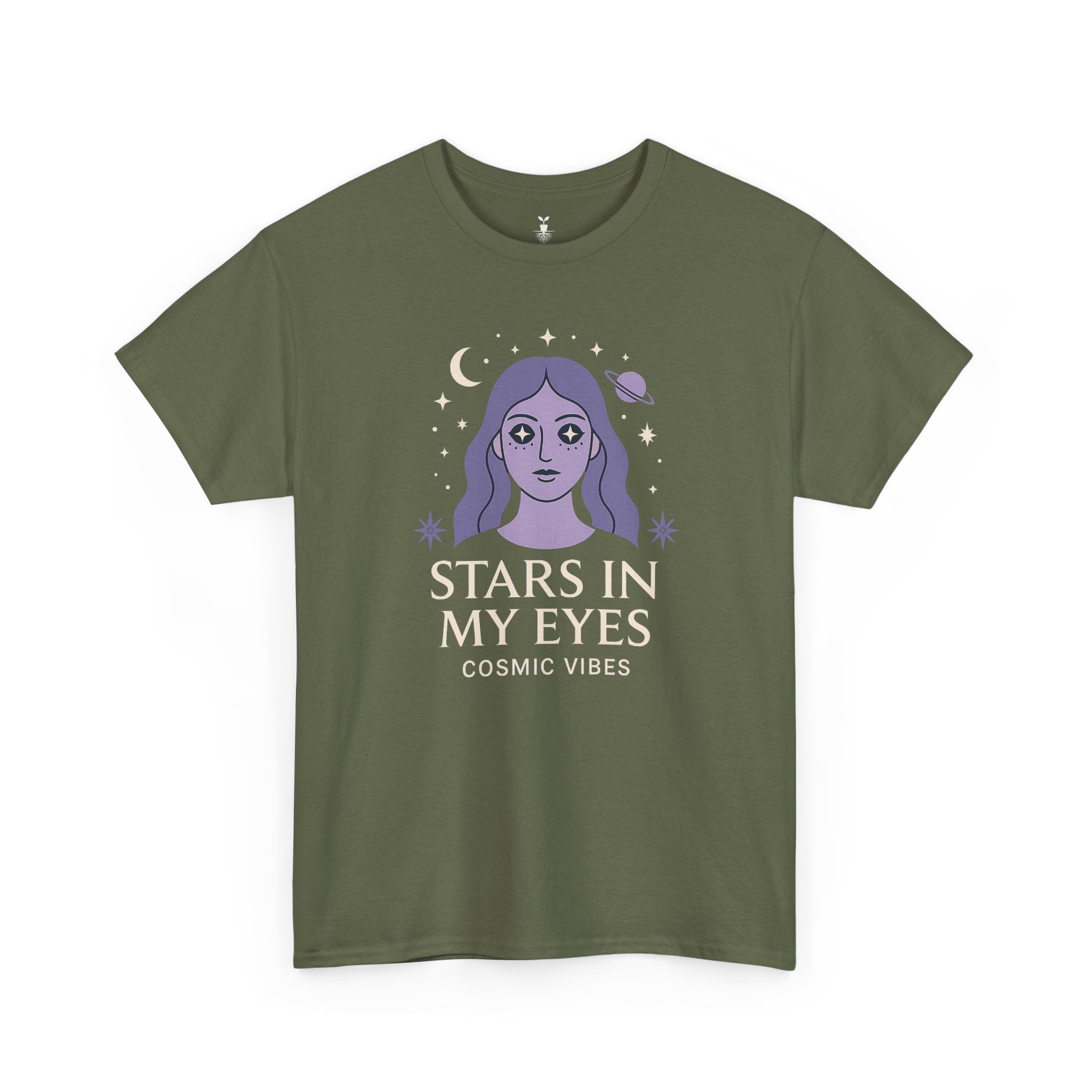 Mystical Stars In My Eyes Cosmic Vibes T-Shirt