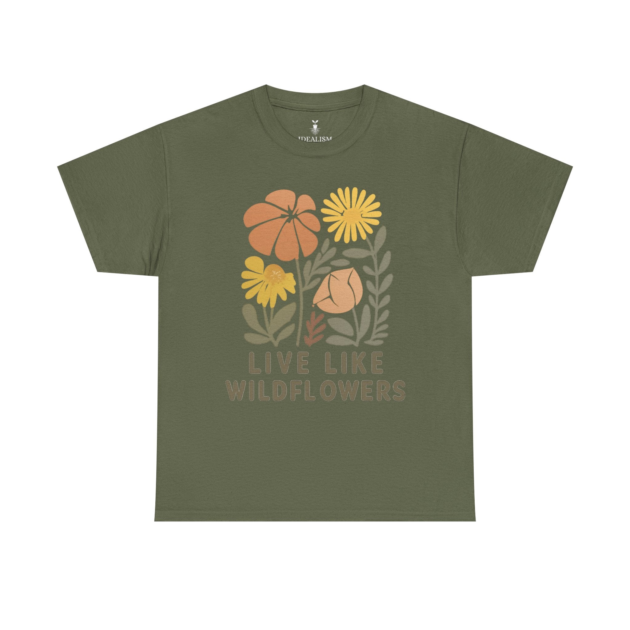 Aesthetic Live Like Wildflowers T-Shirt