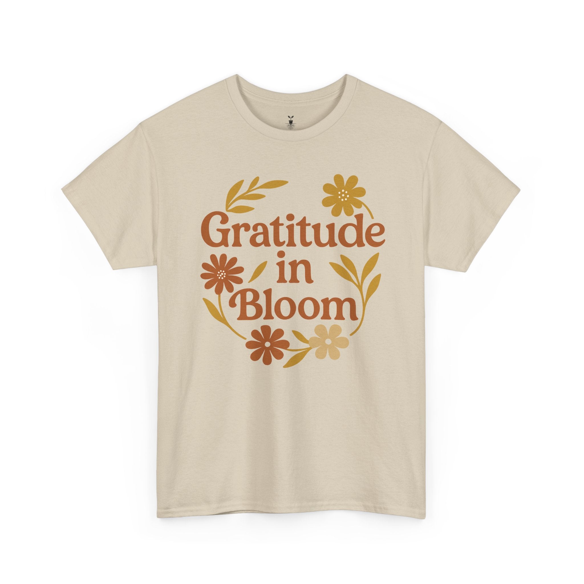 Floral Boho Gratitude in Bloom T-Shirt