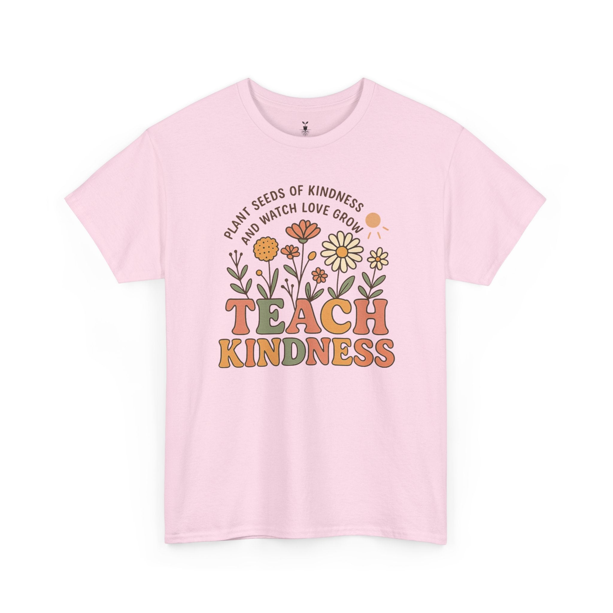 Aesthetic Boho Floral Teach Kindness T-Shirt