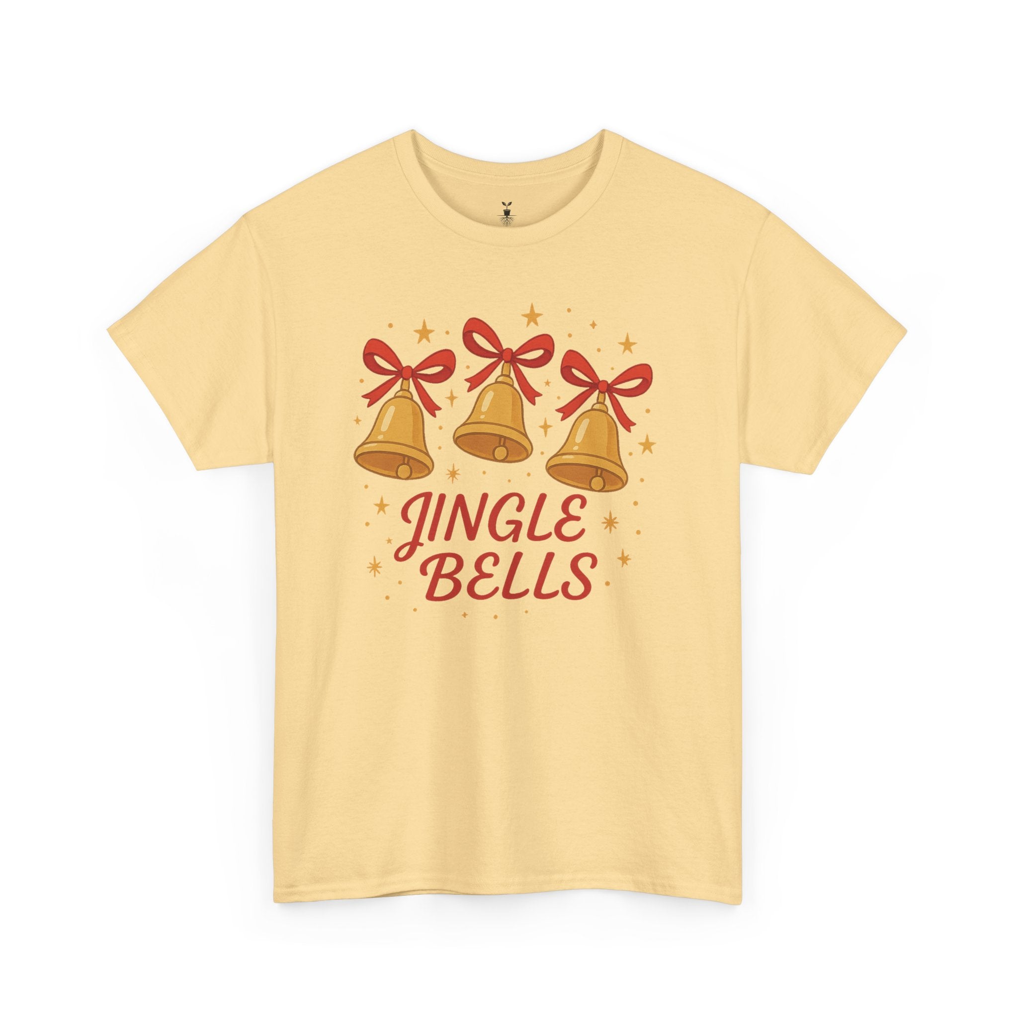 Festive Golden Jingle Bells T-Shirt
