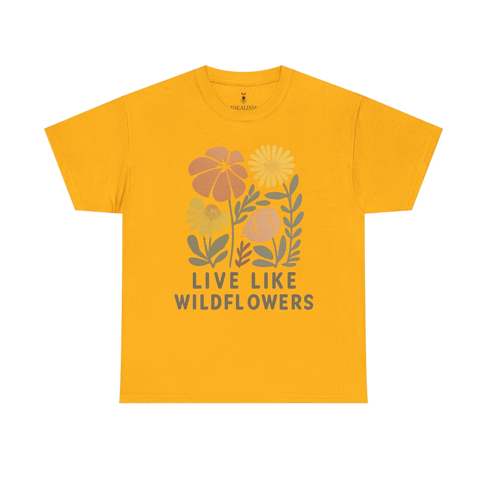 Aesthetic Live Like Wildflowers T-Shirt