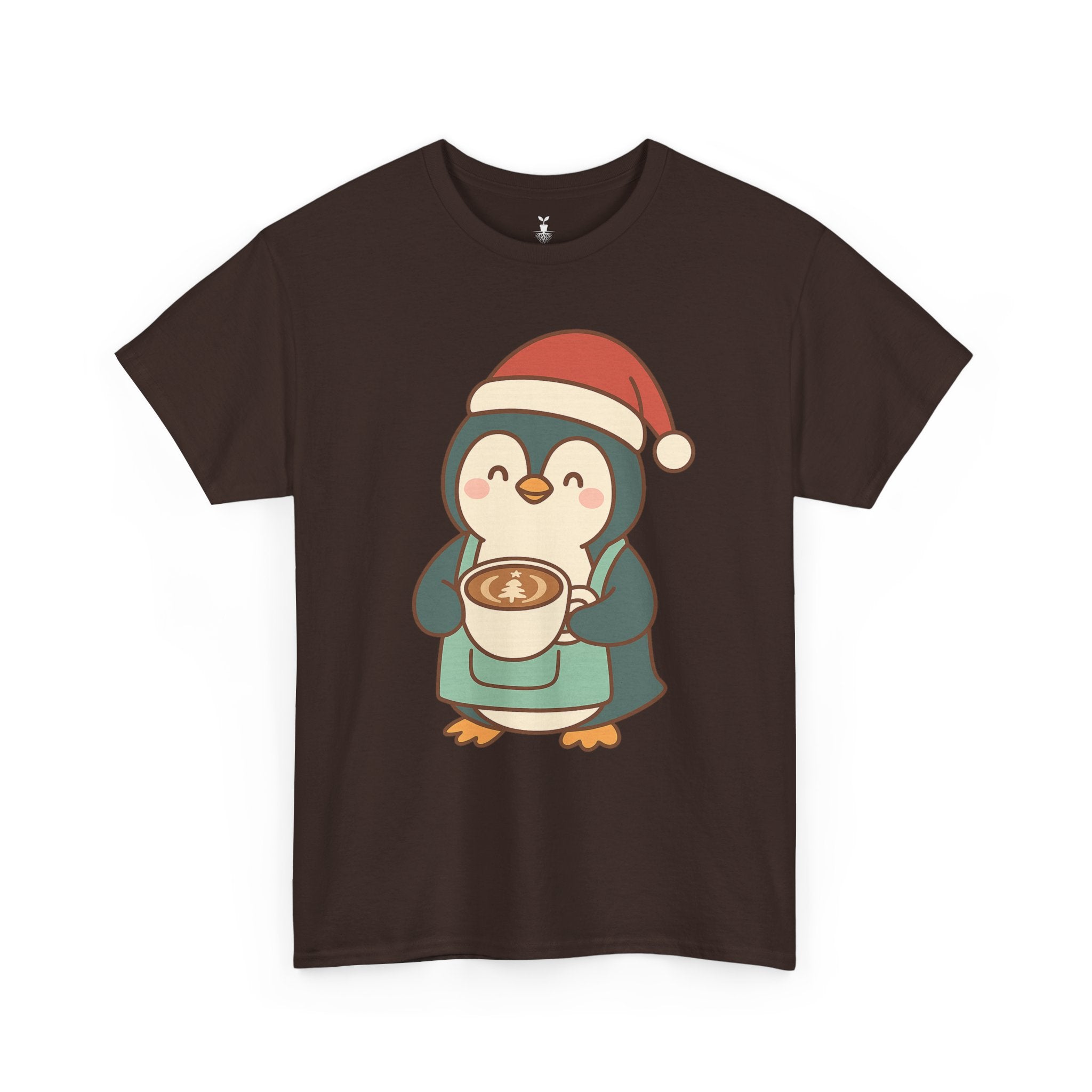 Penguin with Christmas Cup T-Shirt