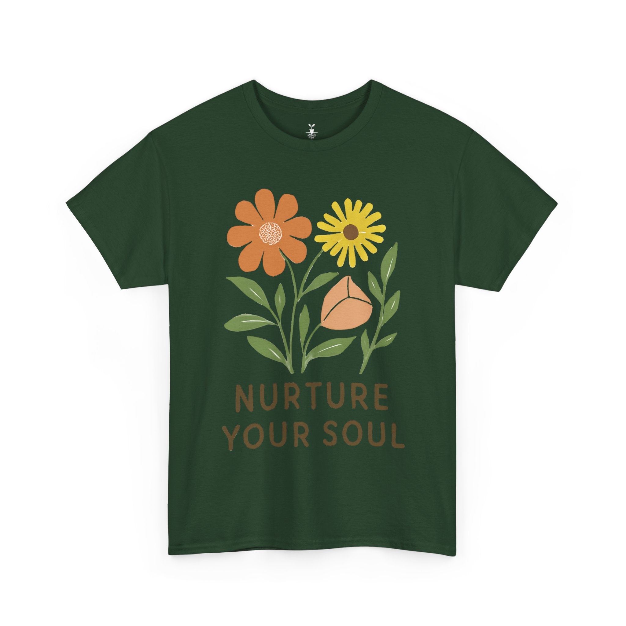 Boho Floral Nurture Your Soul T-Shirt