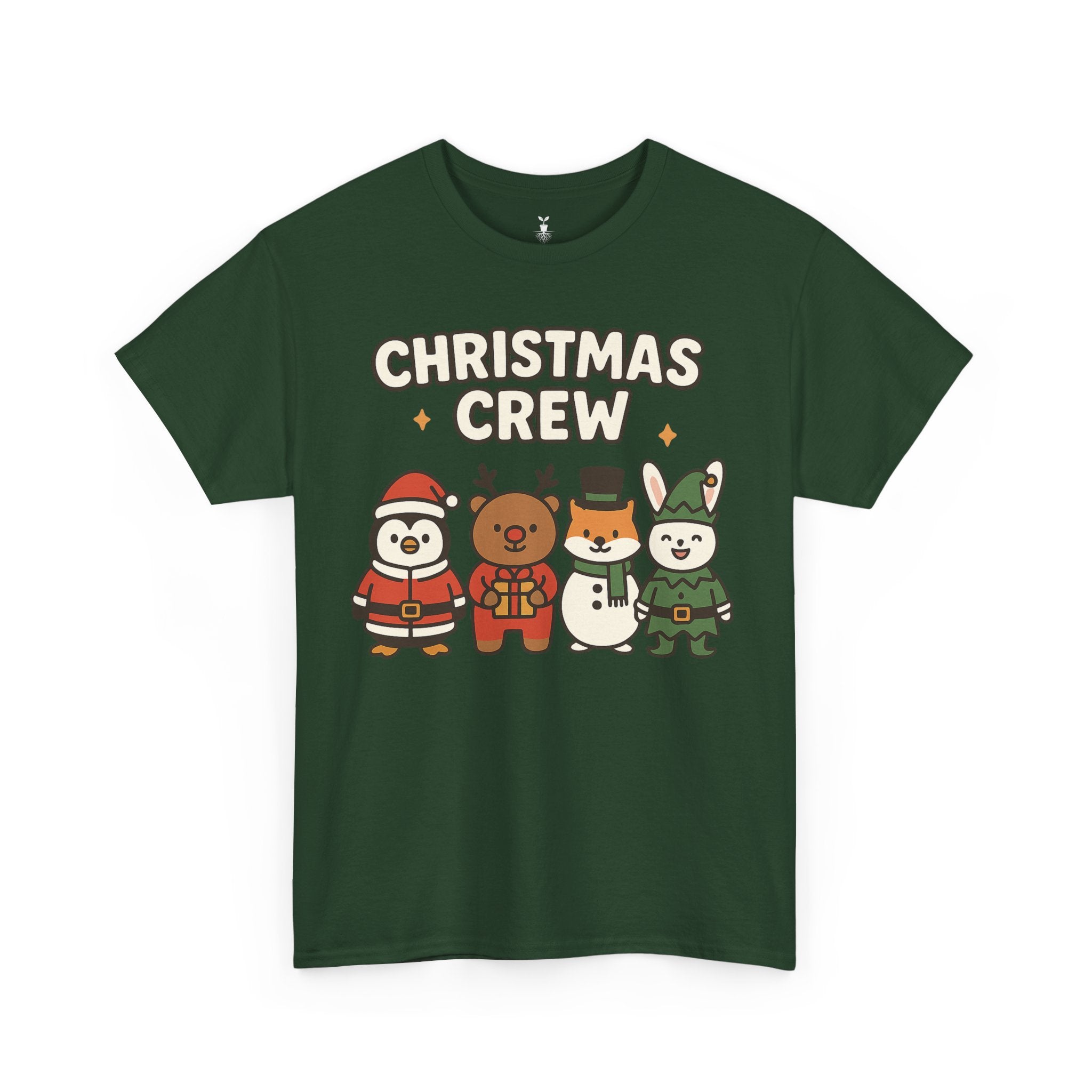 Christmas Crew Penguin Reindeer Snowman Bunny T-Shirt