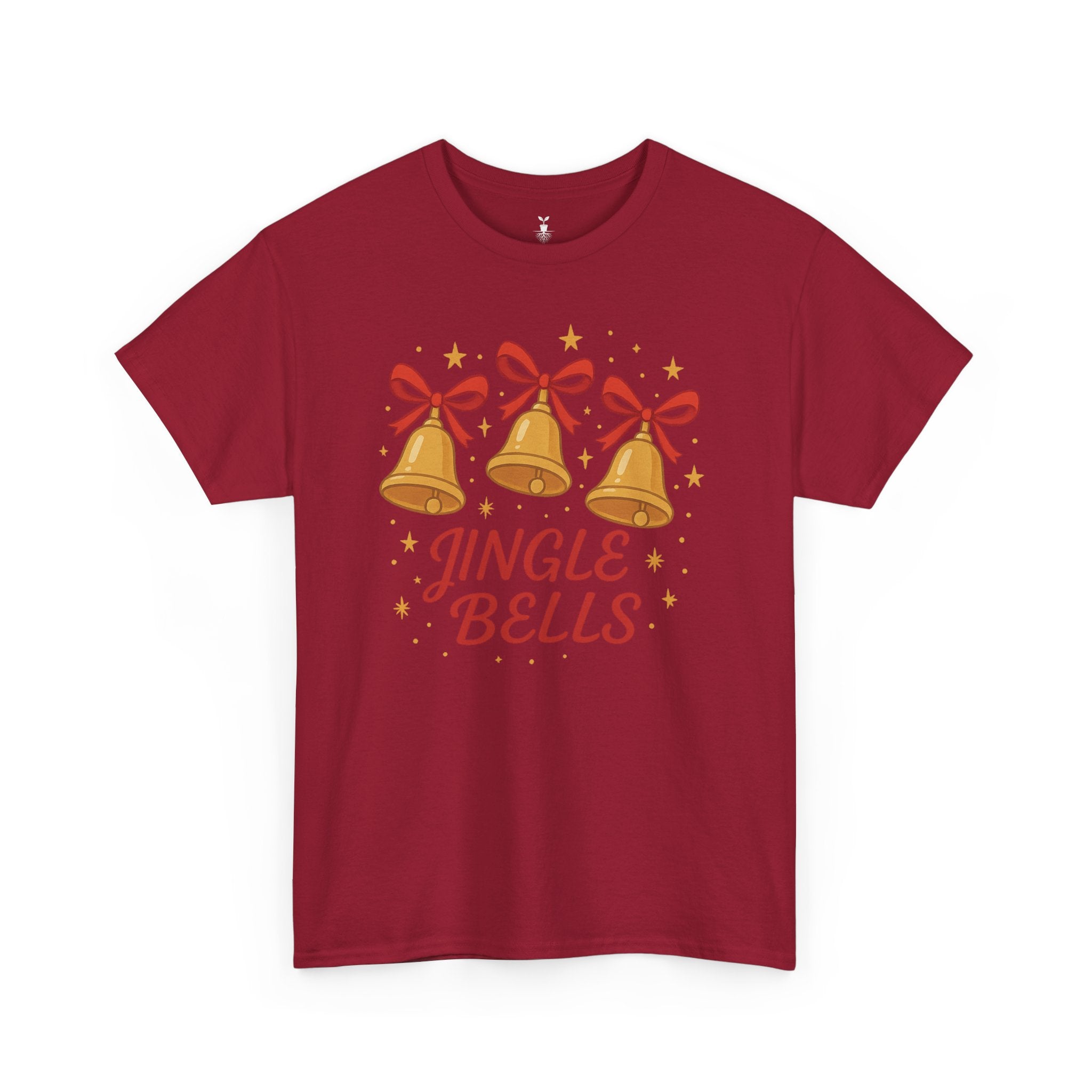 Festive Golden Jingle Bells T-Shirt