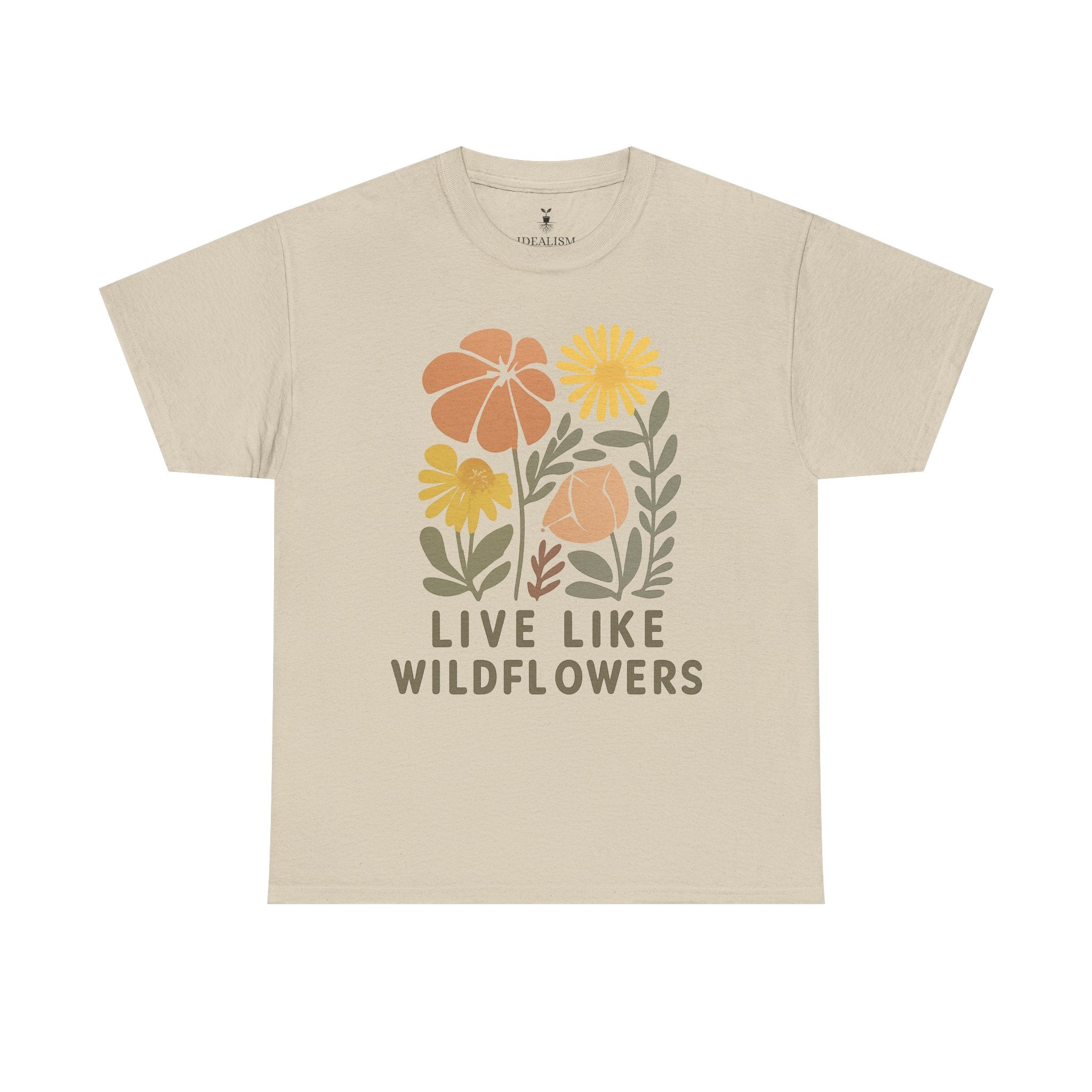 Aesthetic Live Like Wildflowers T-Shirt
