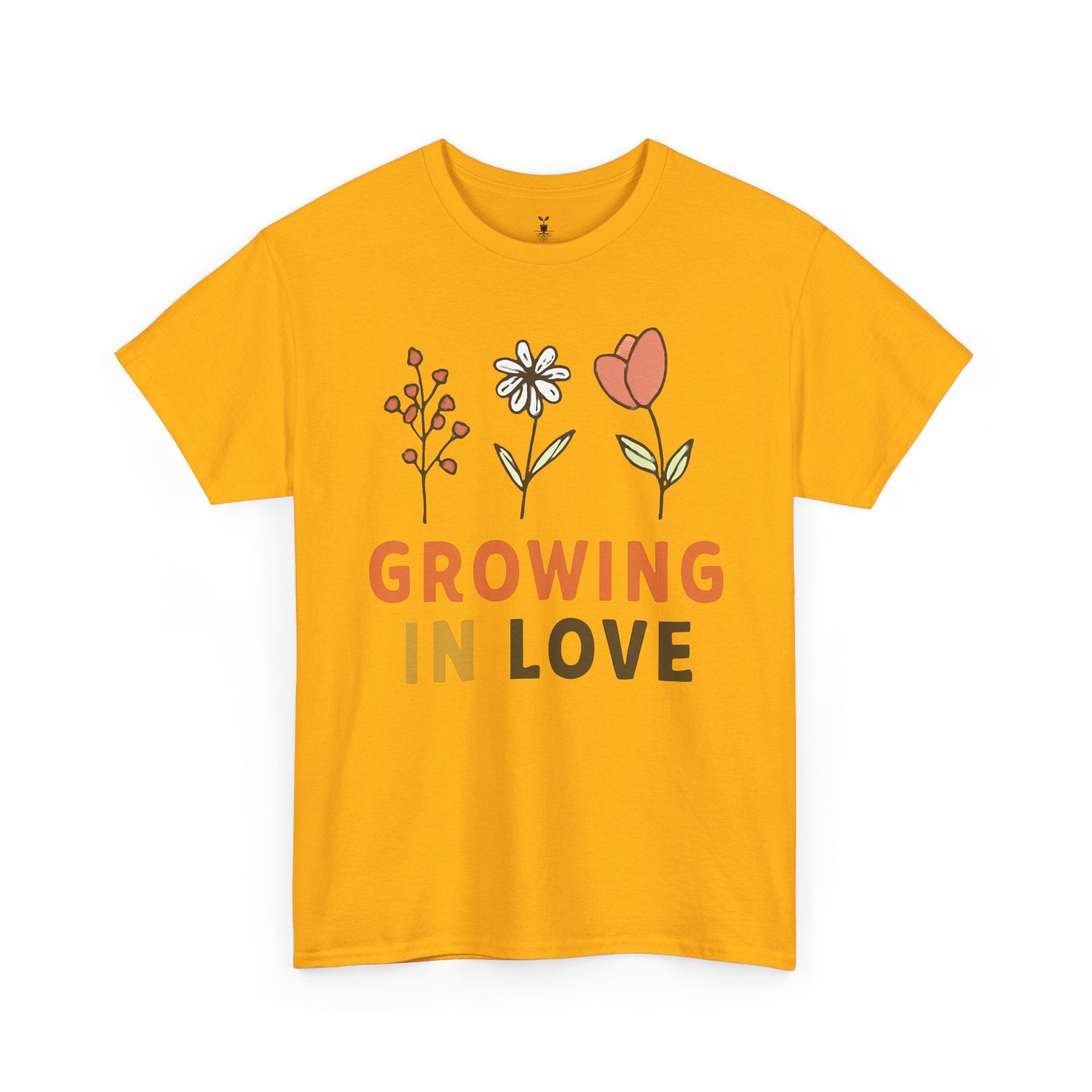 Aesthetic Flower Growing in Love T-Shirt