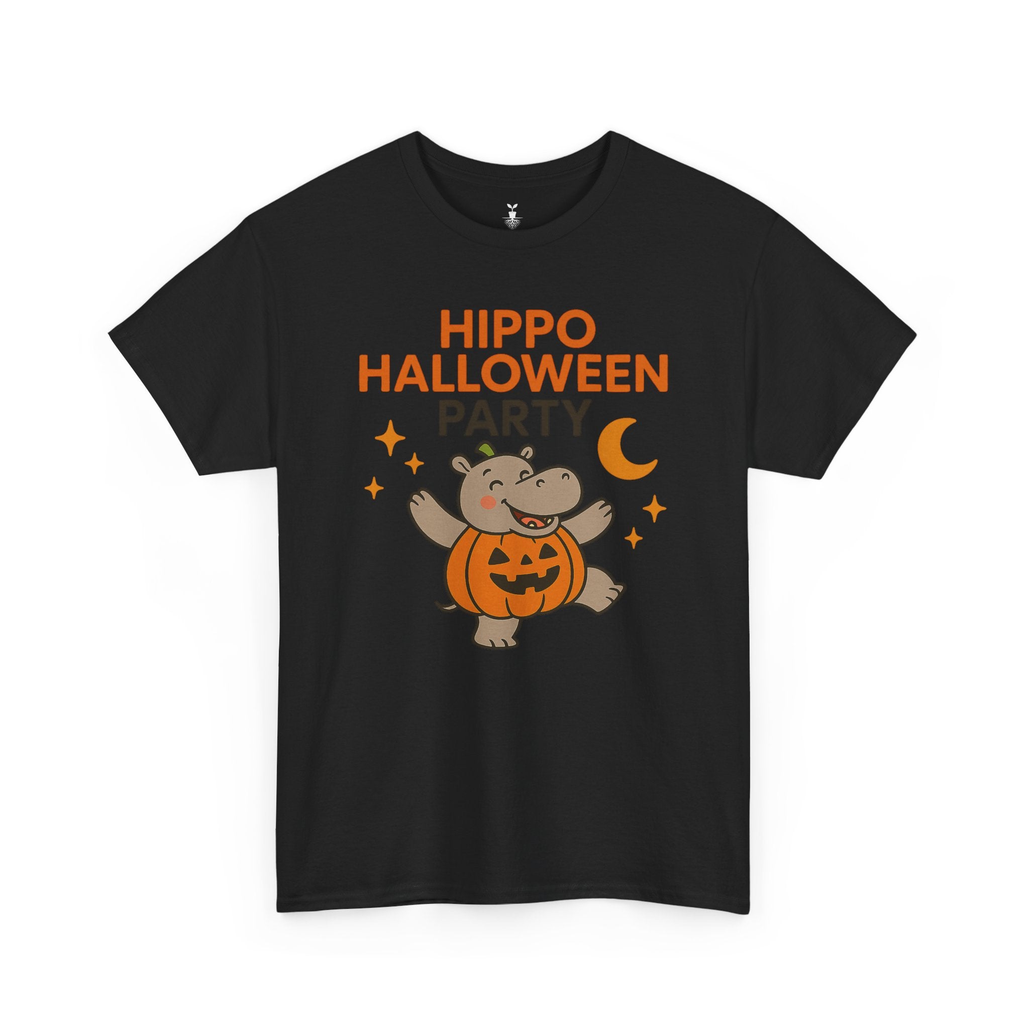 Hippo Pumpkin Halloween Party T-Shirt