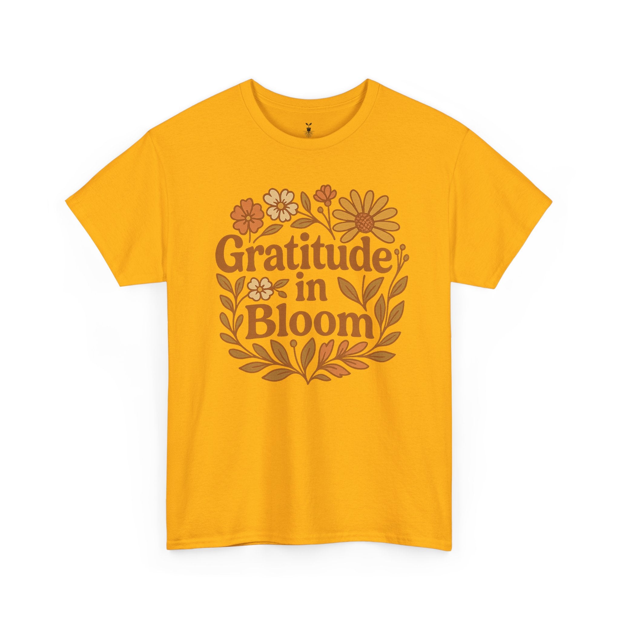 Floral Boho Gratitude in Bloom T-Shirt