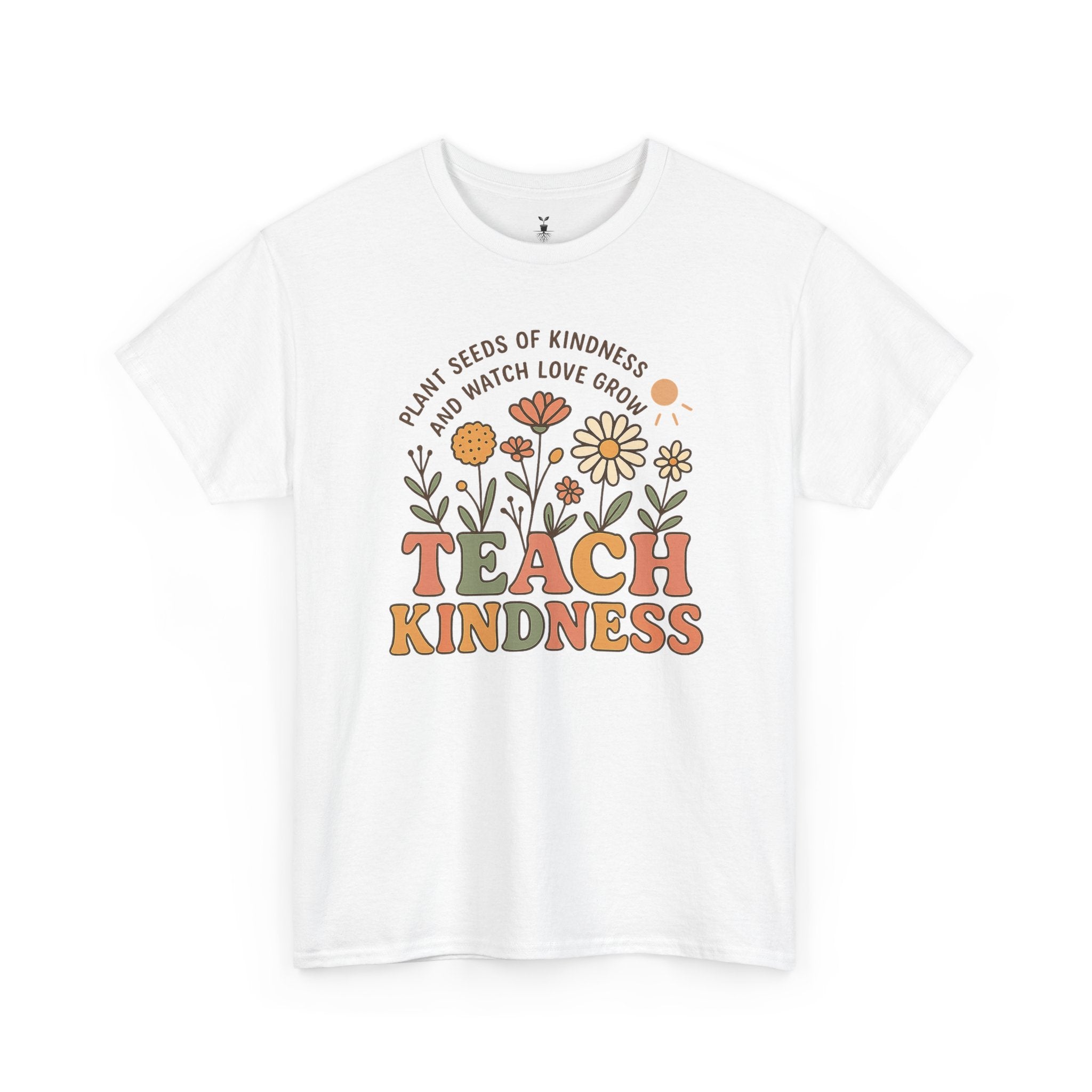 Aesthetic Boho Floral Teach Kindness T-Shirt