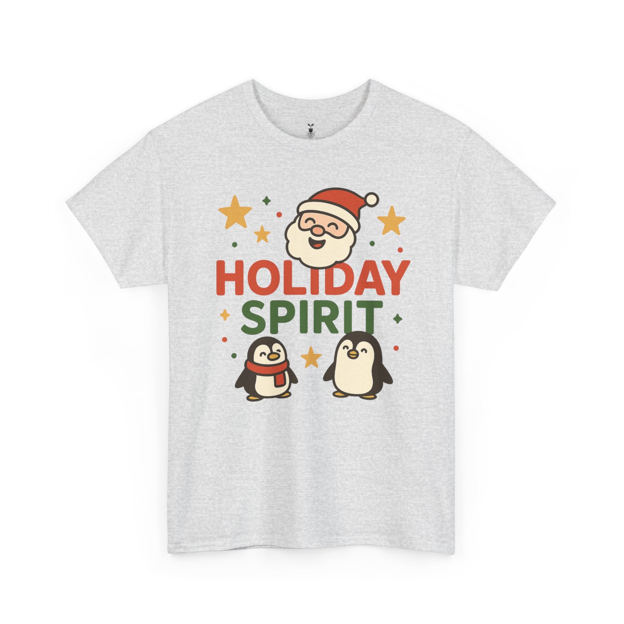 Santa and Penguins Holiday Spirit Christmas  T-Shirt