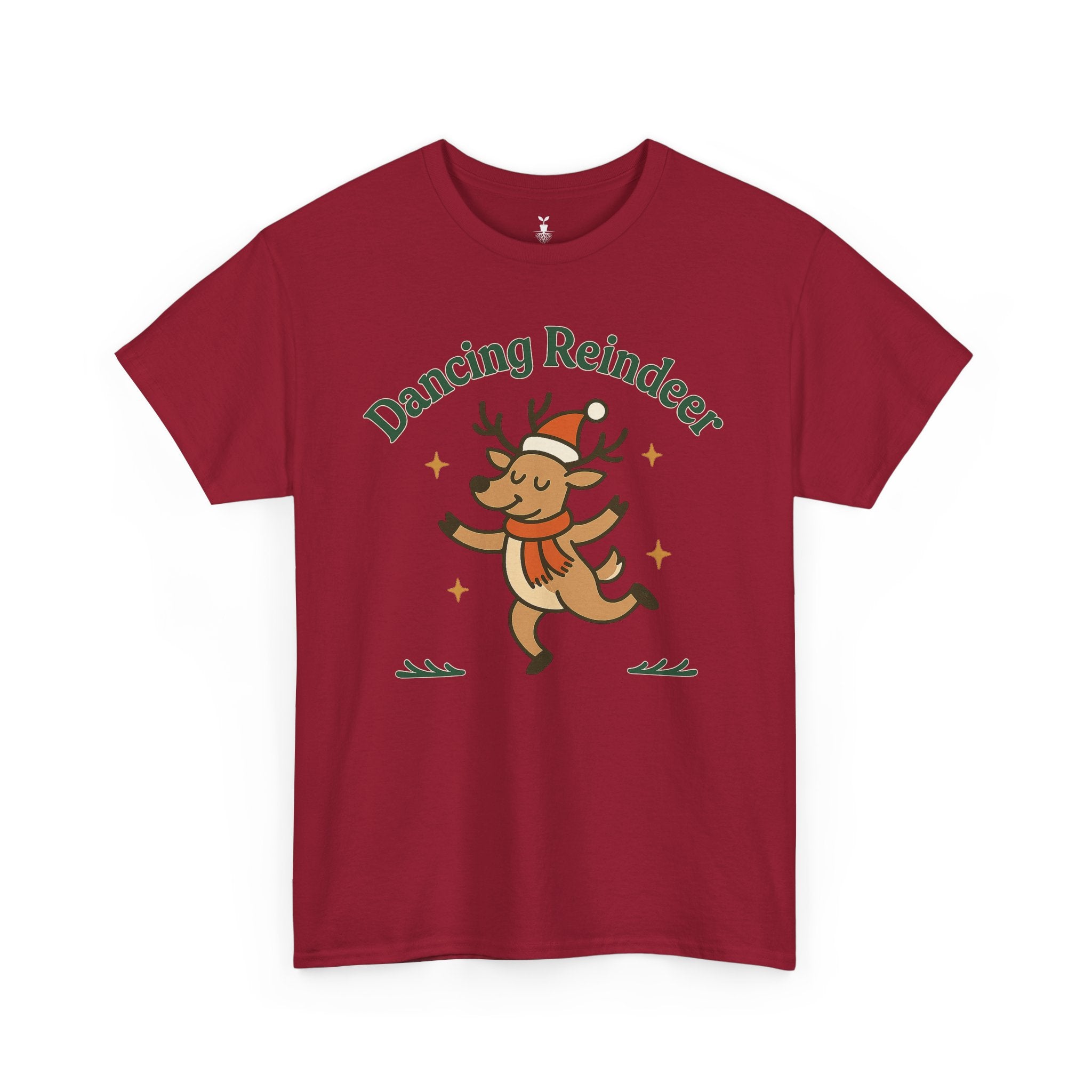 Festive Christmas Dancing Reindeer T-Shirt