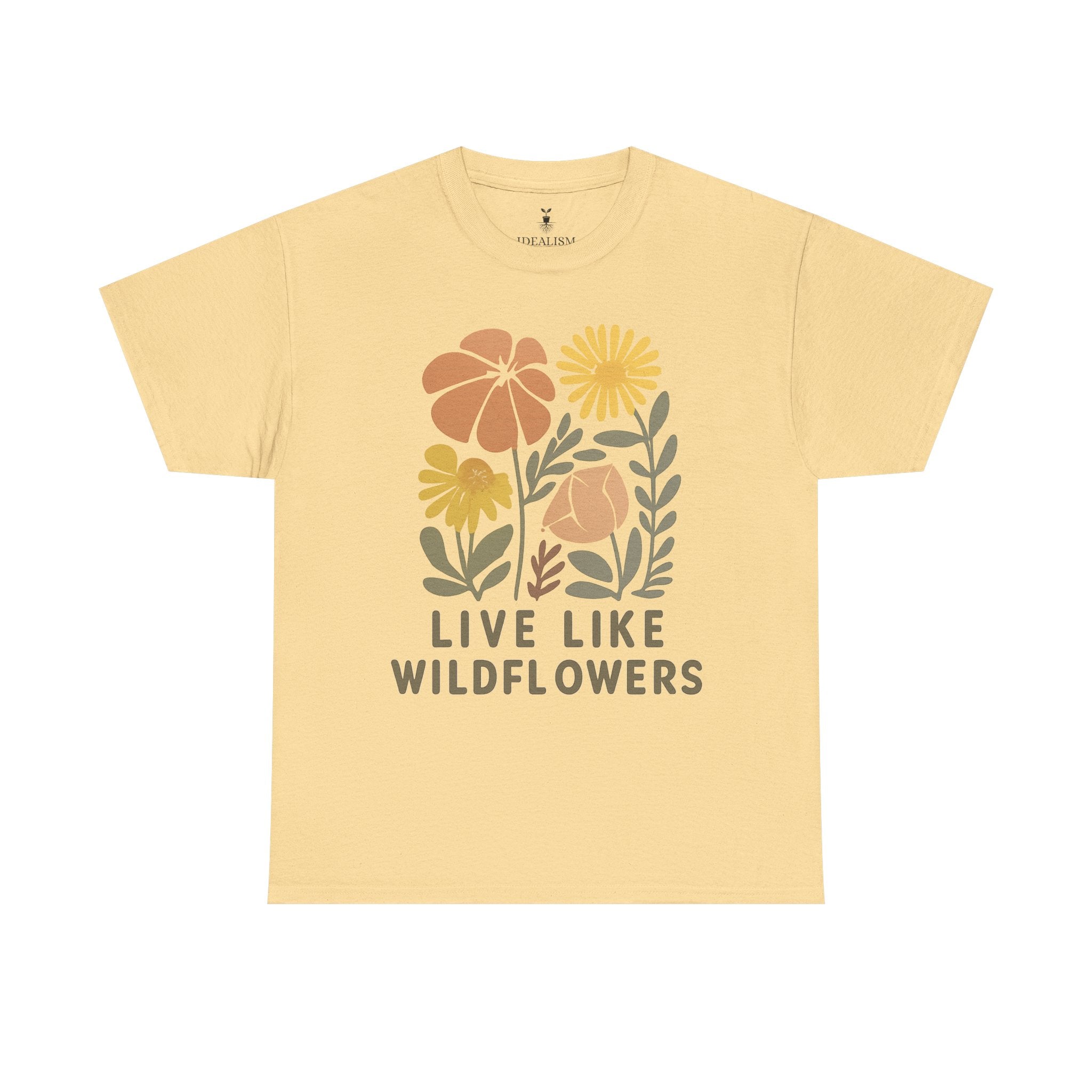 Aesthetic Live Like Wildflowers T-Shirt