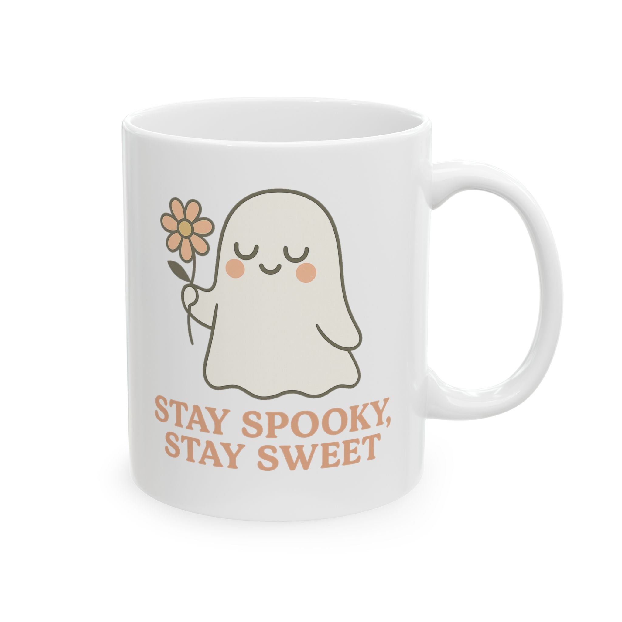 Whimsical Floral Ceramic Mug